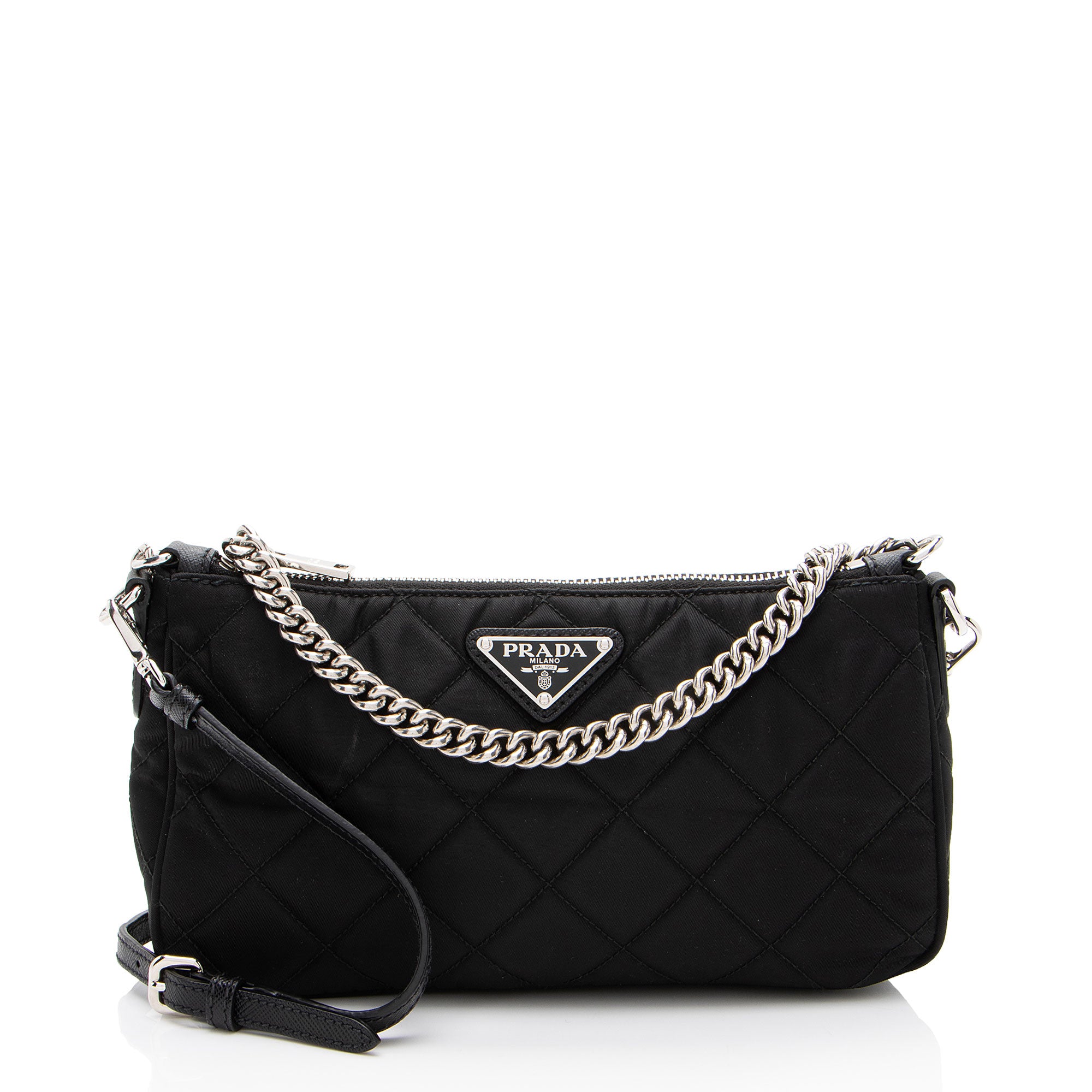 Prada Quilted Tessuto Impuntu Crossbody (SHF-PSvl96)