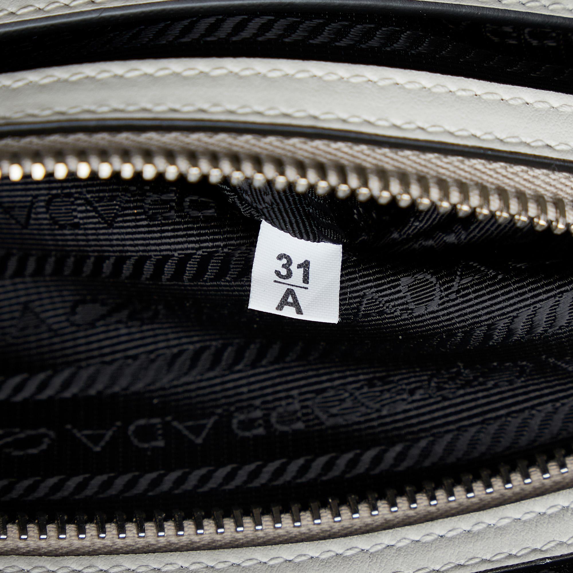 Prada Racing Logo Satchel (SHG-MufGJE)