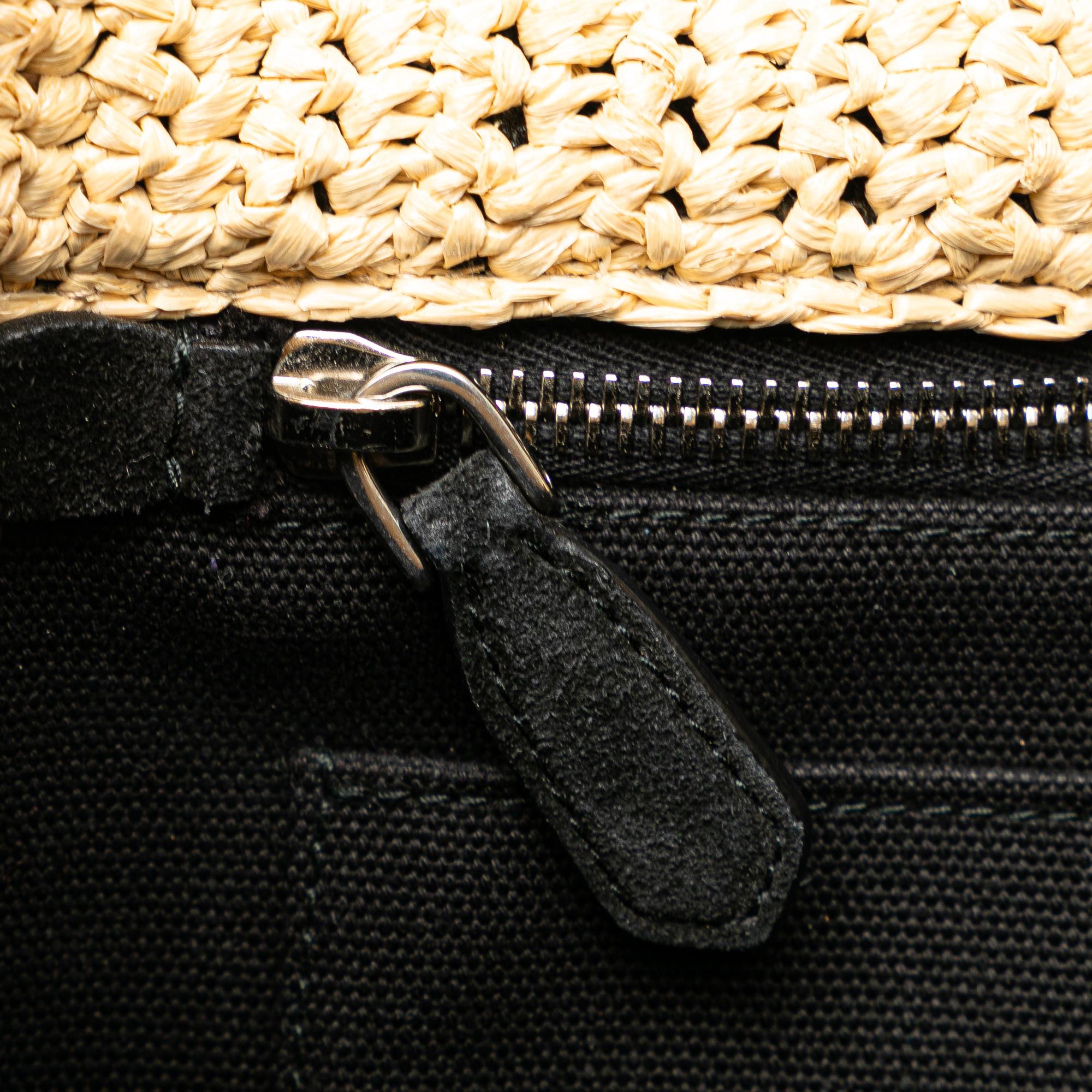 Prada Raffia Pompom Satchel (SHG-xIScda)