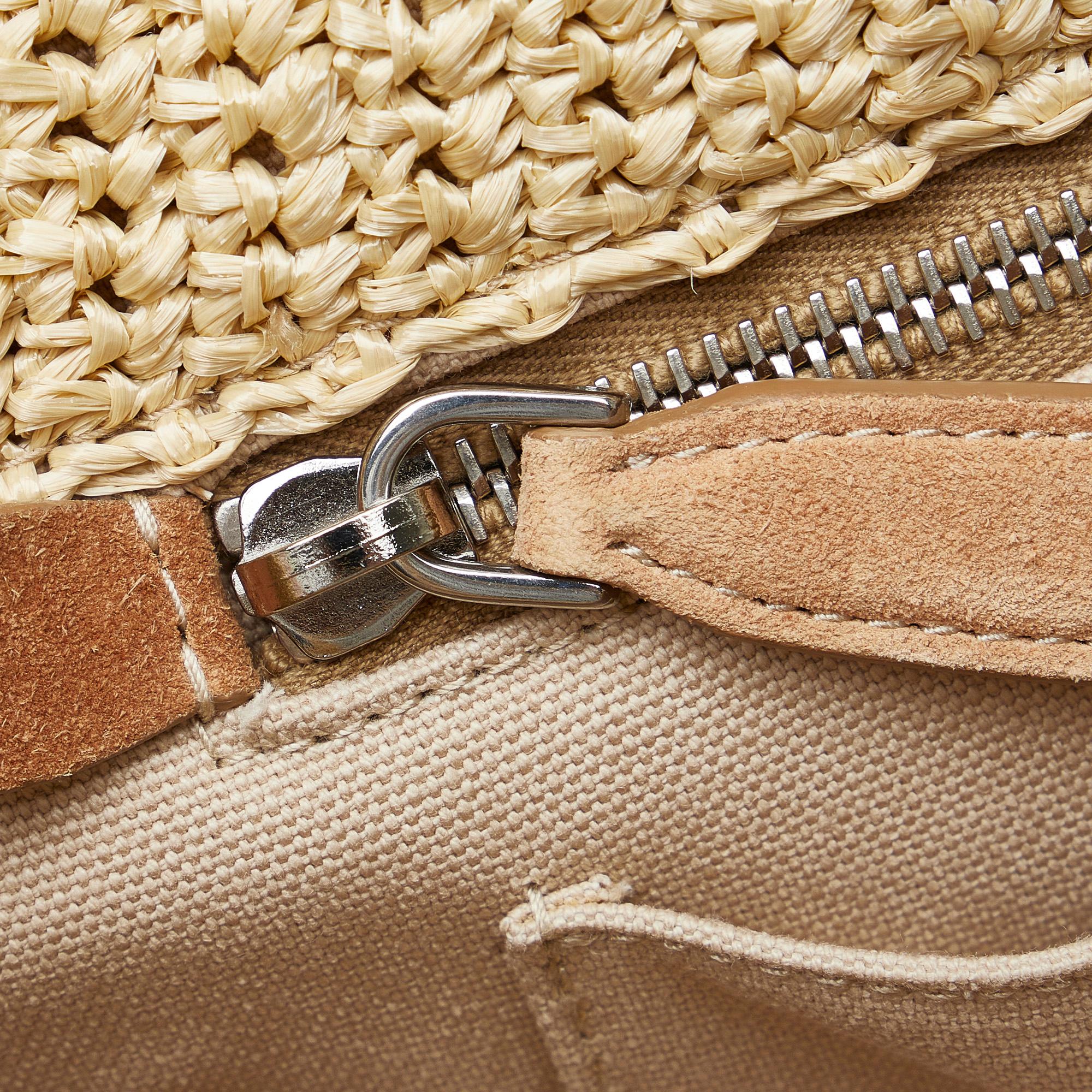 Prada Raffia Satchel (SHG-mfUBGp)