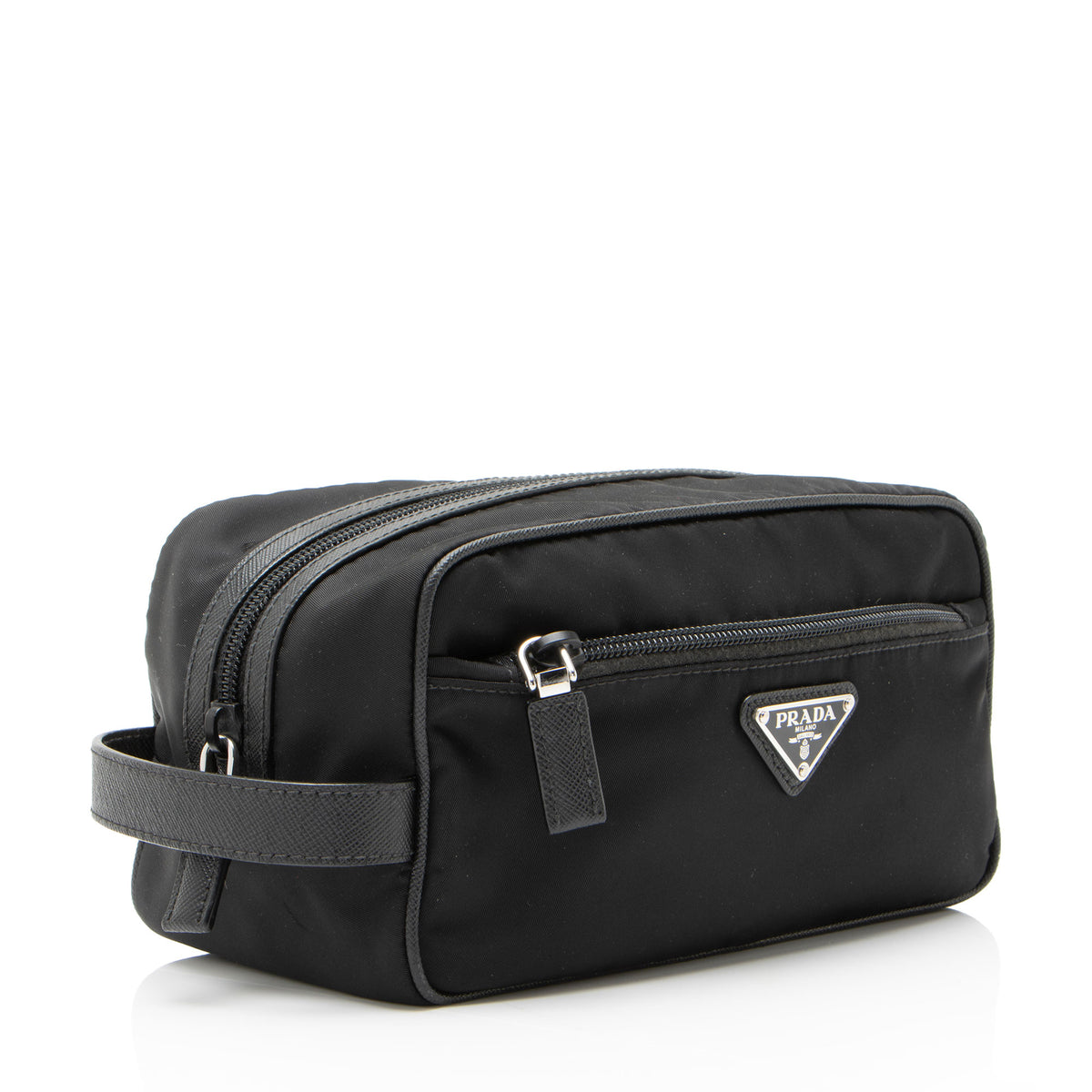 Prada Re-Nylon Saffiano Travel Pouch