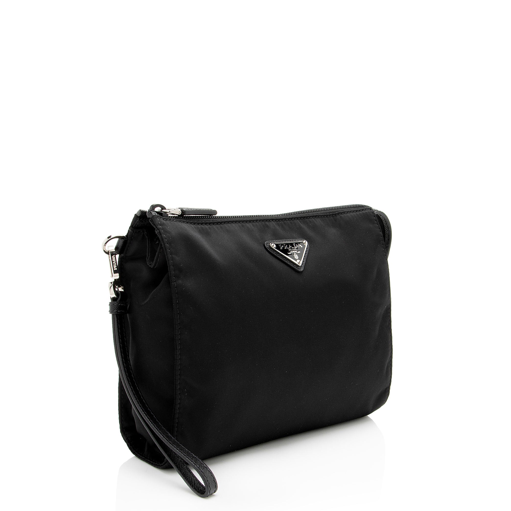Prada Re-Nylon Saffiano Wristlet