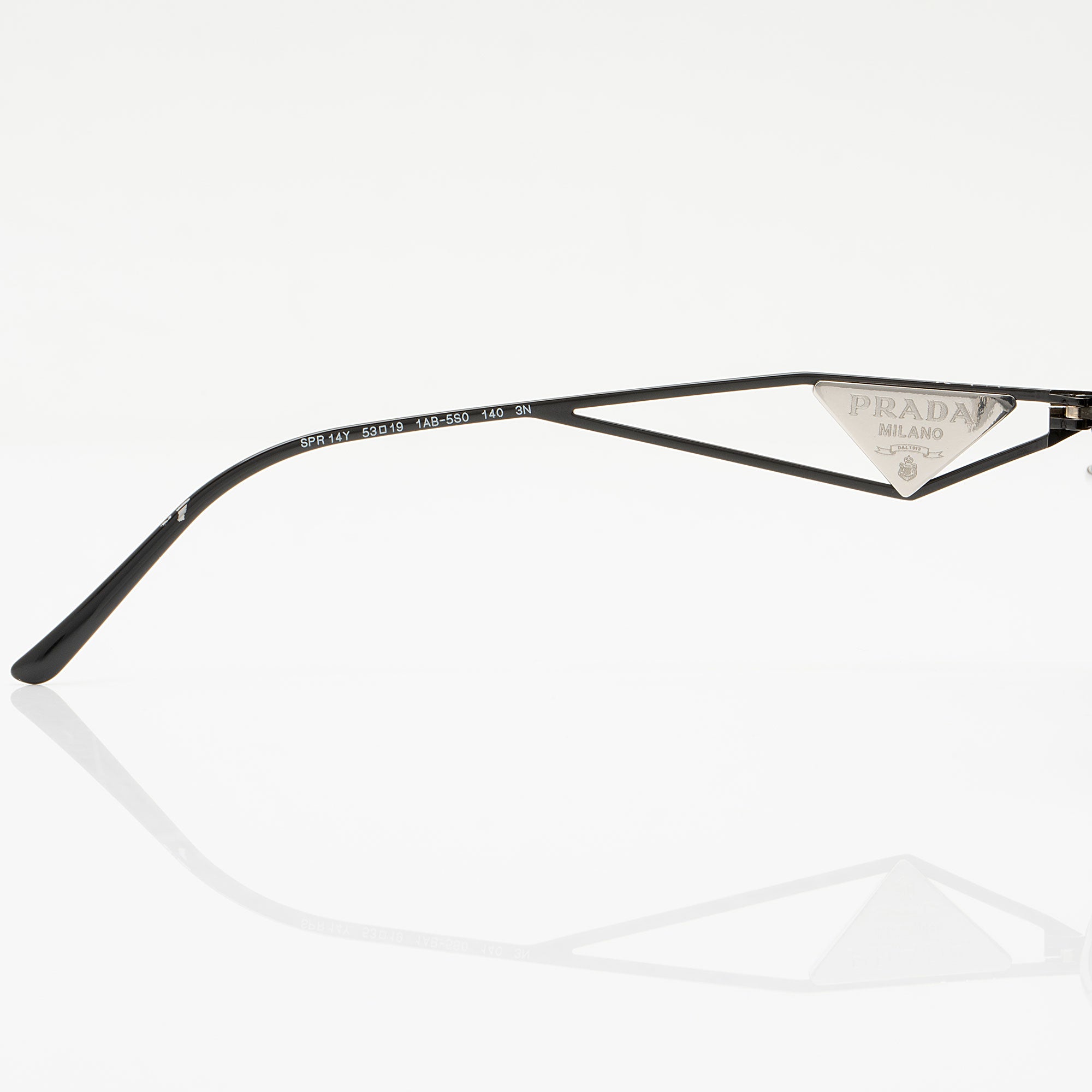 Prada Rectangle Triangle Logo Sunglasses