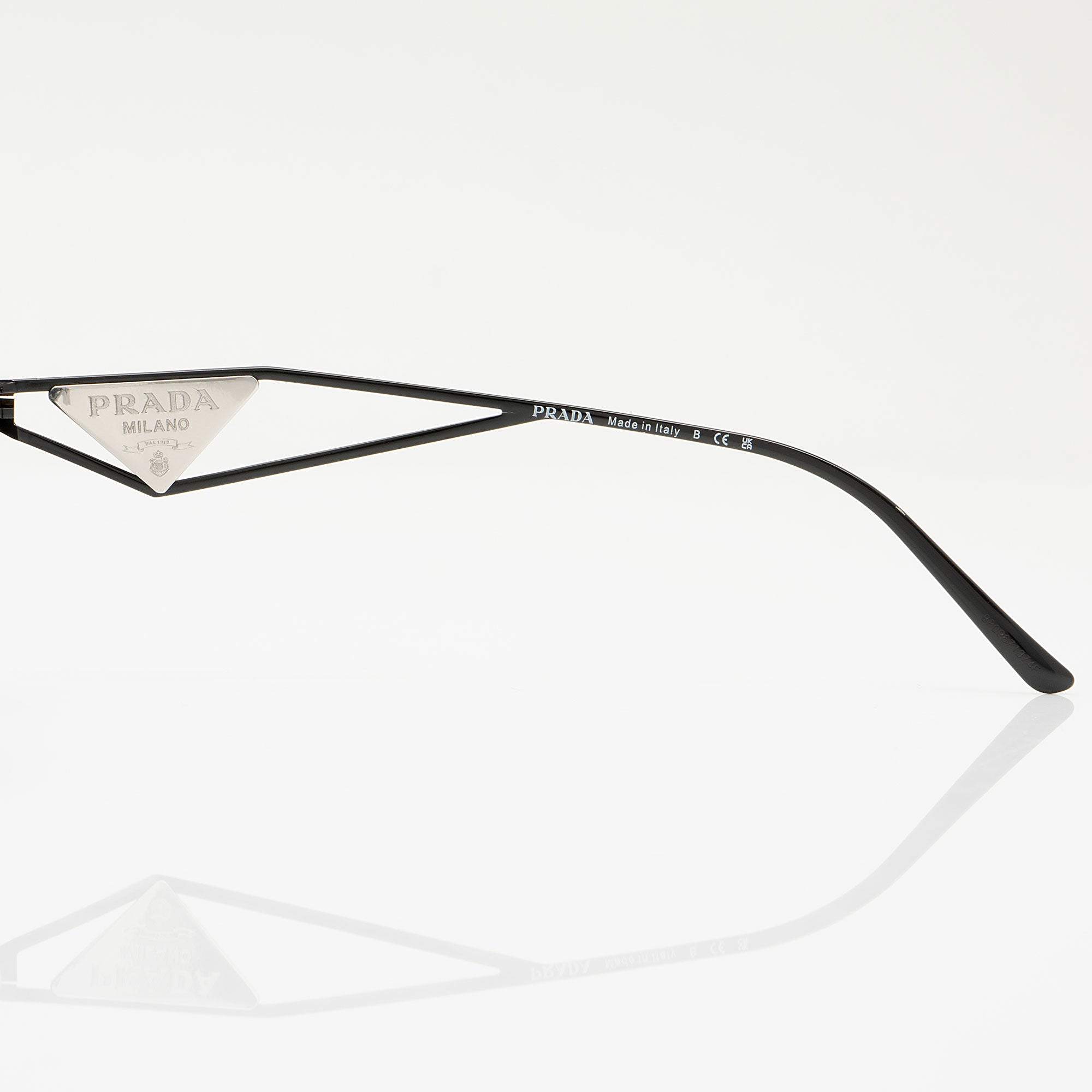 Prada Rectangle Triangle Logo Sunglasses