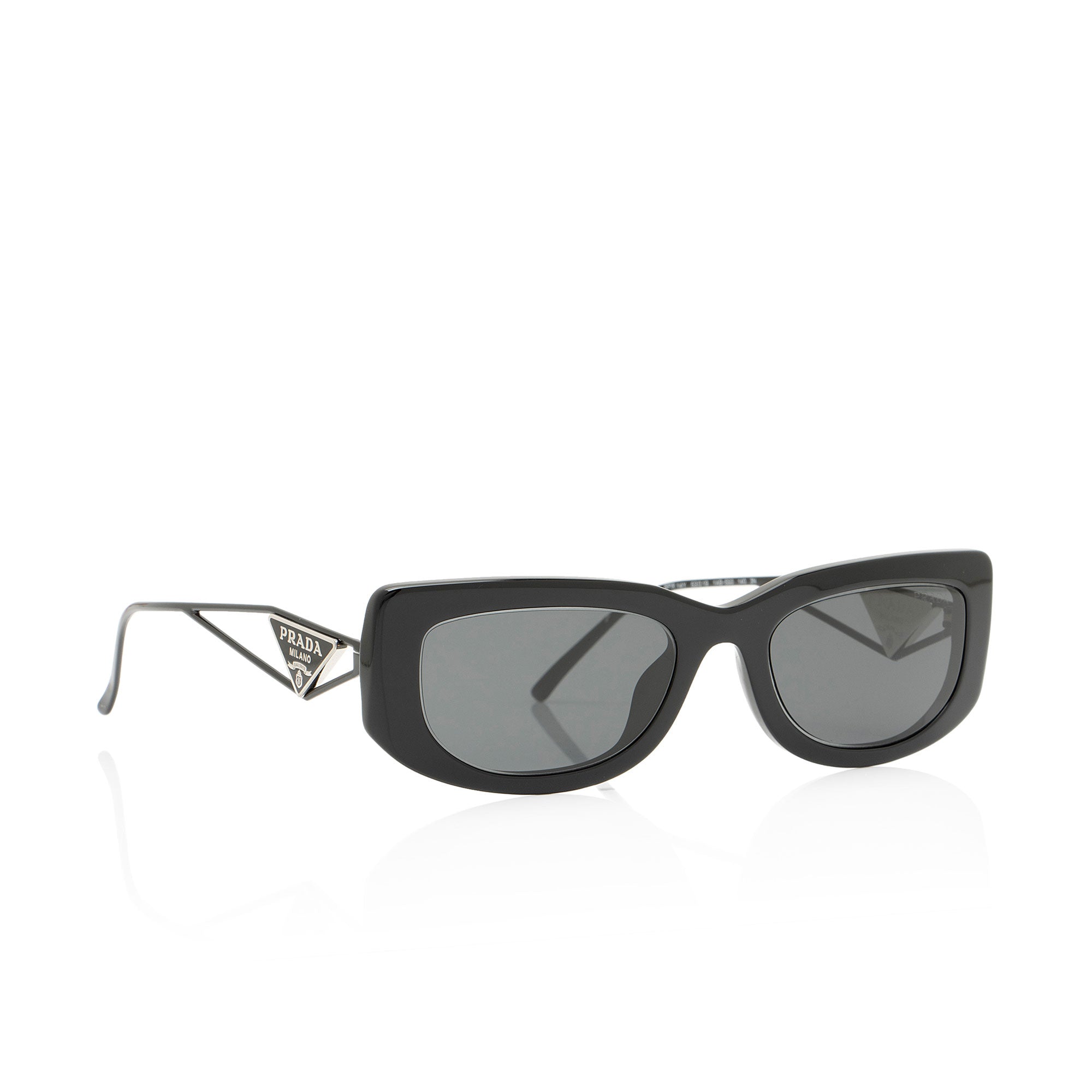 Prada Rectangle Triangle Logo Sunglasses