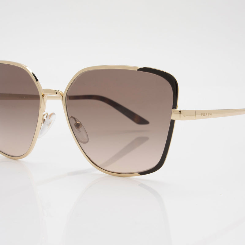Prada Retro Cat Eye Sunglasses (SHF-pd5R7m)