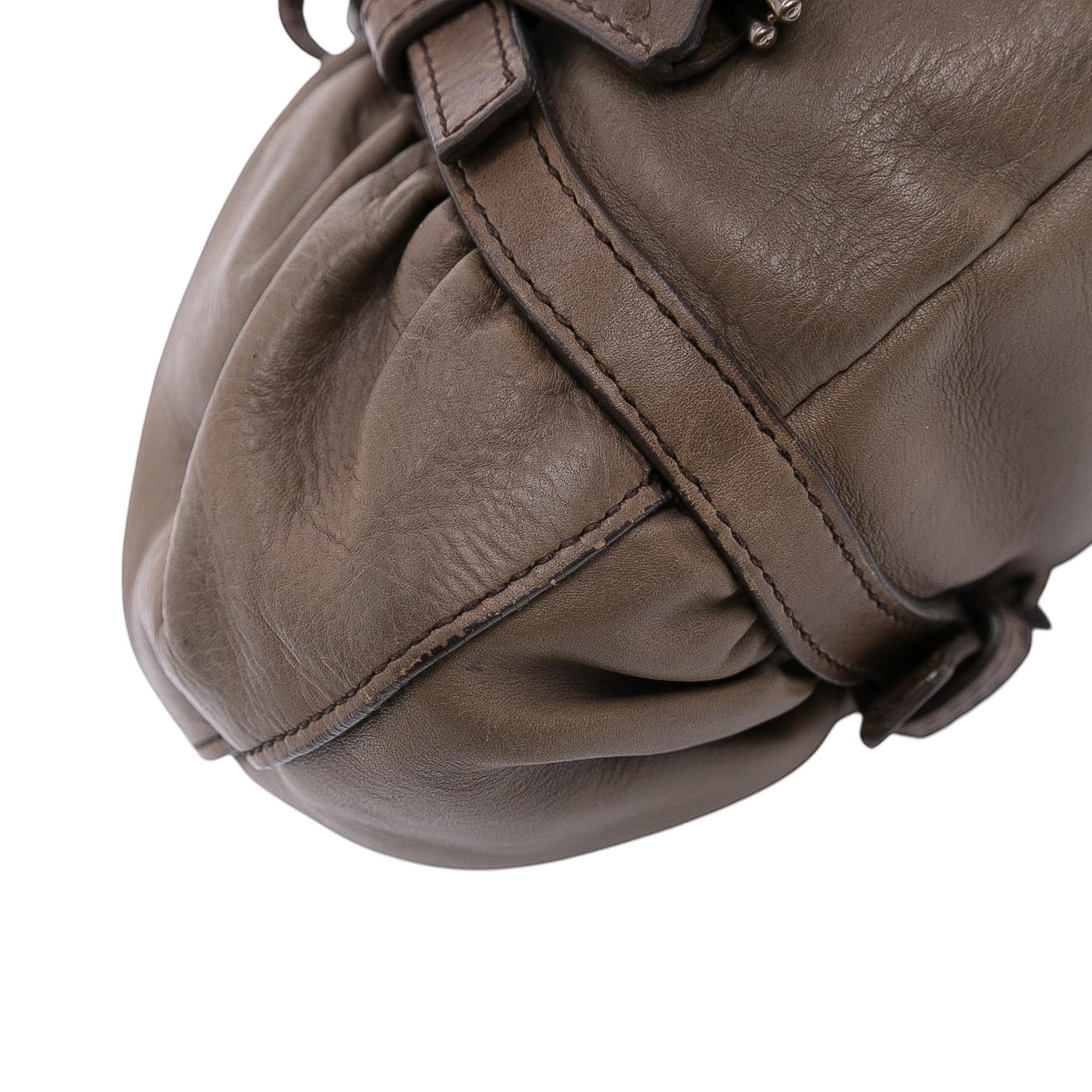 Prada Royal Calf Pushlock Shoulder Bag