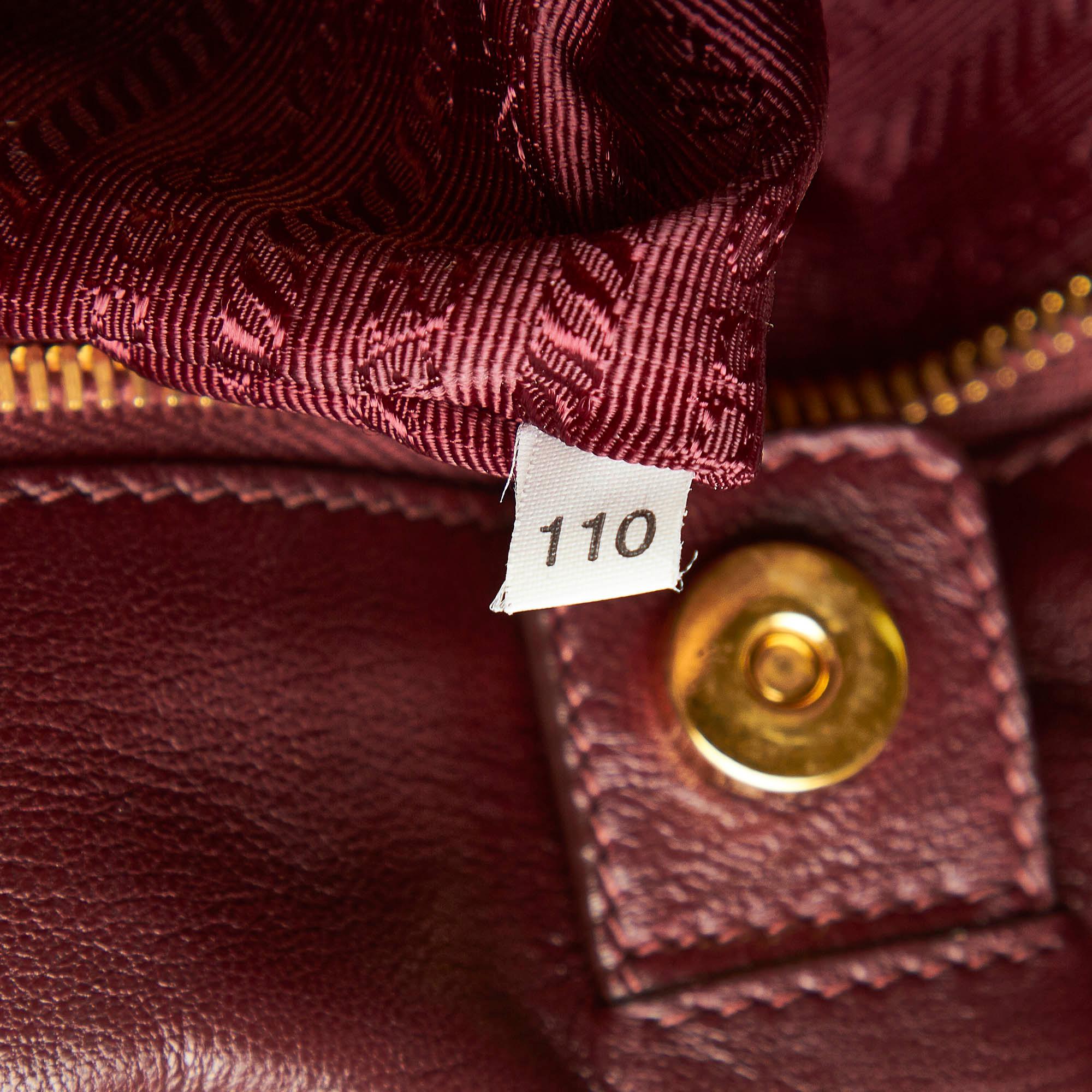 Prada Ruffled Tessuto Tote Bag (SHG-32348)