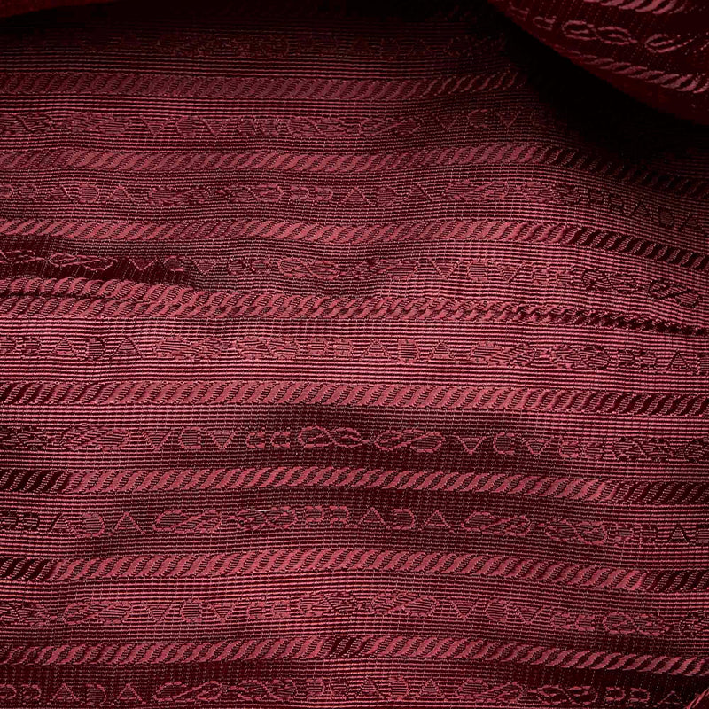 Prada Ruffled Tessuto Tote Bag (SHG-32348)