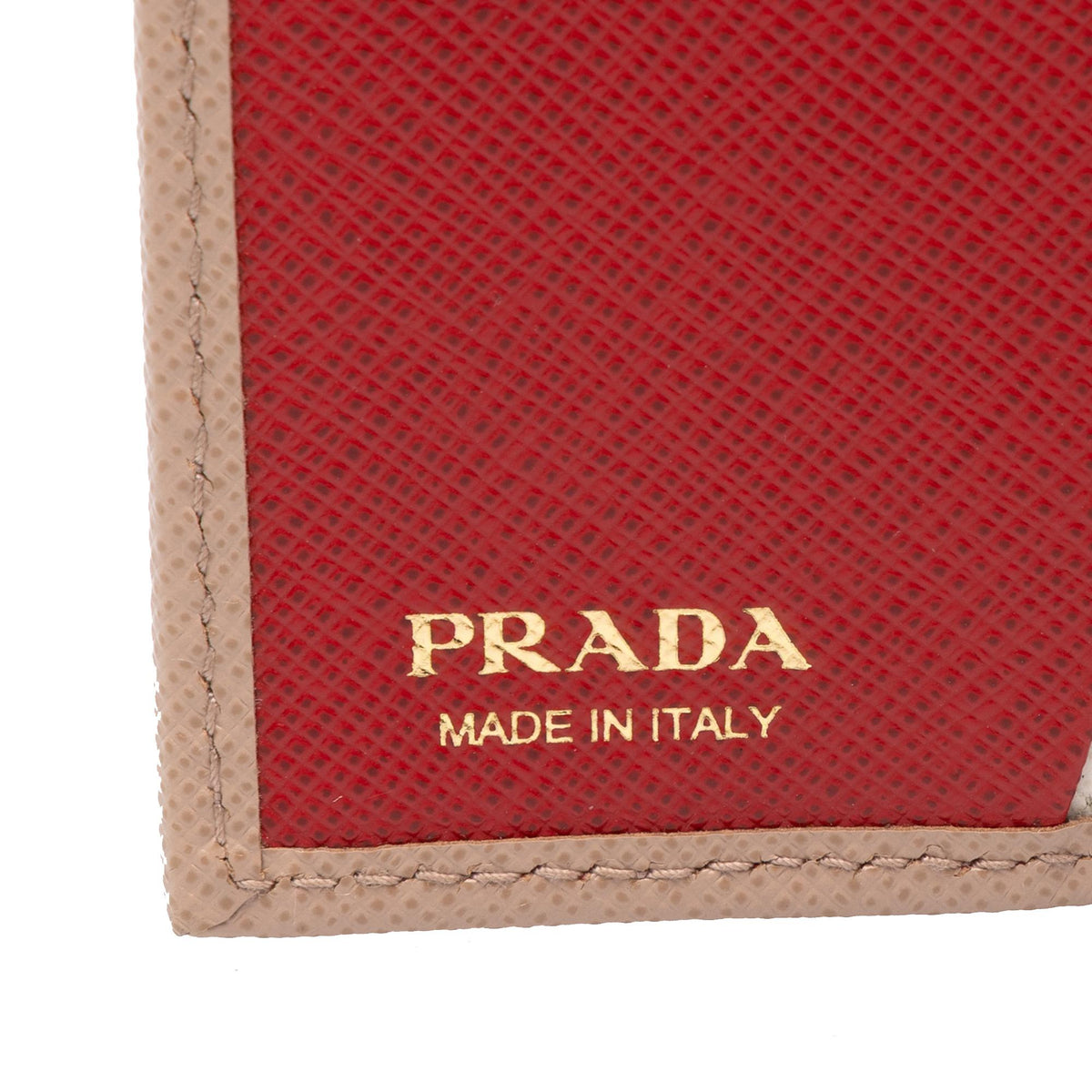 Prada Saffiano Bifold Small Wallet