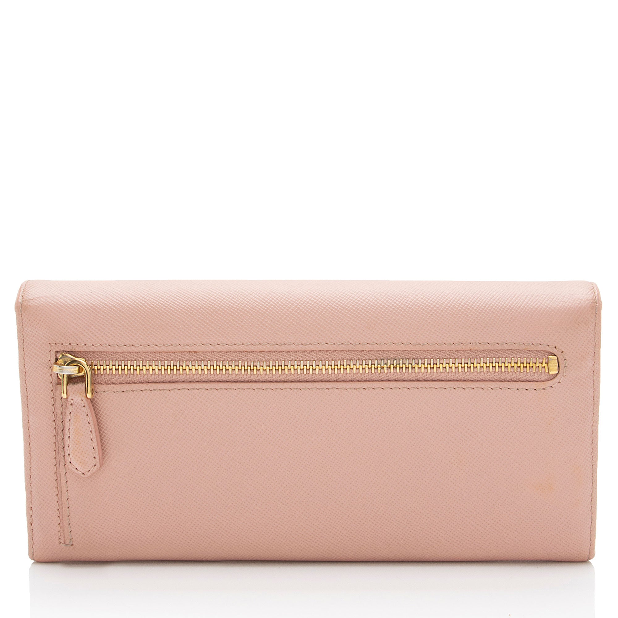 Prada Saffiano Bow Continental Wallet (SHF-qvljI5)