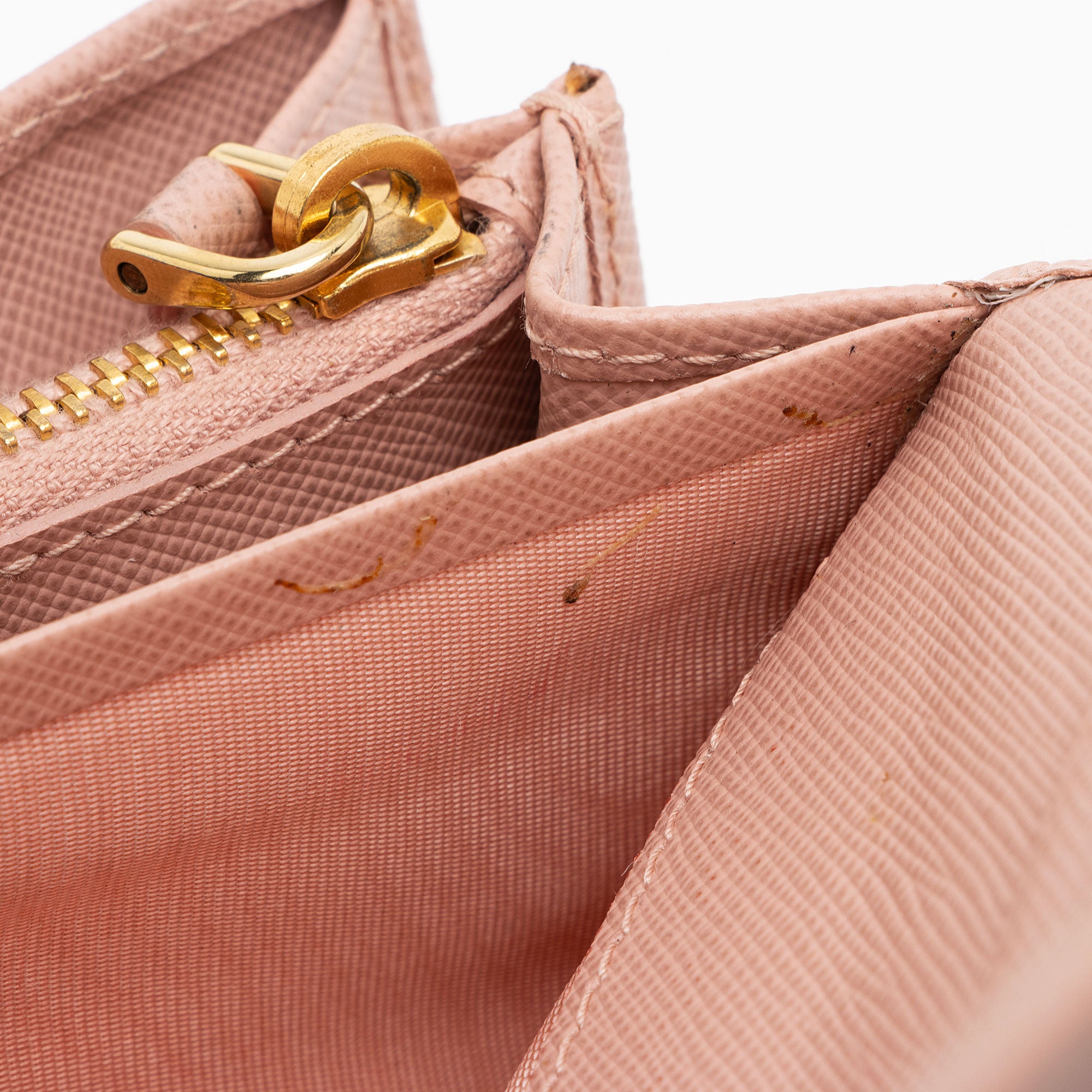 Prada Saffiano Bow Continental Wallet (SHF-qvljI5)