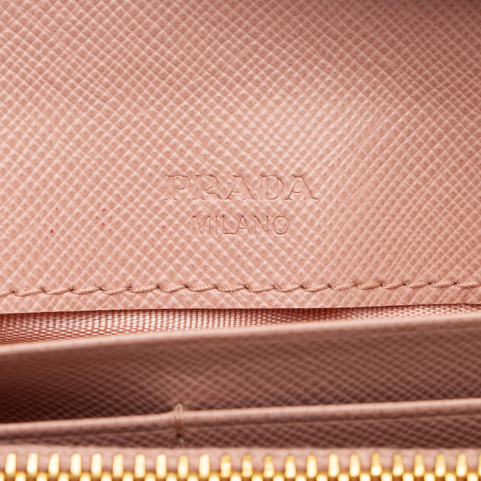 Prada Saffiano Bow Continental Wallet (SHF-qvljI5)