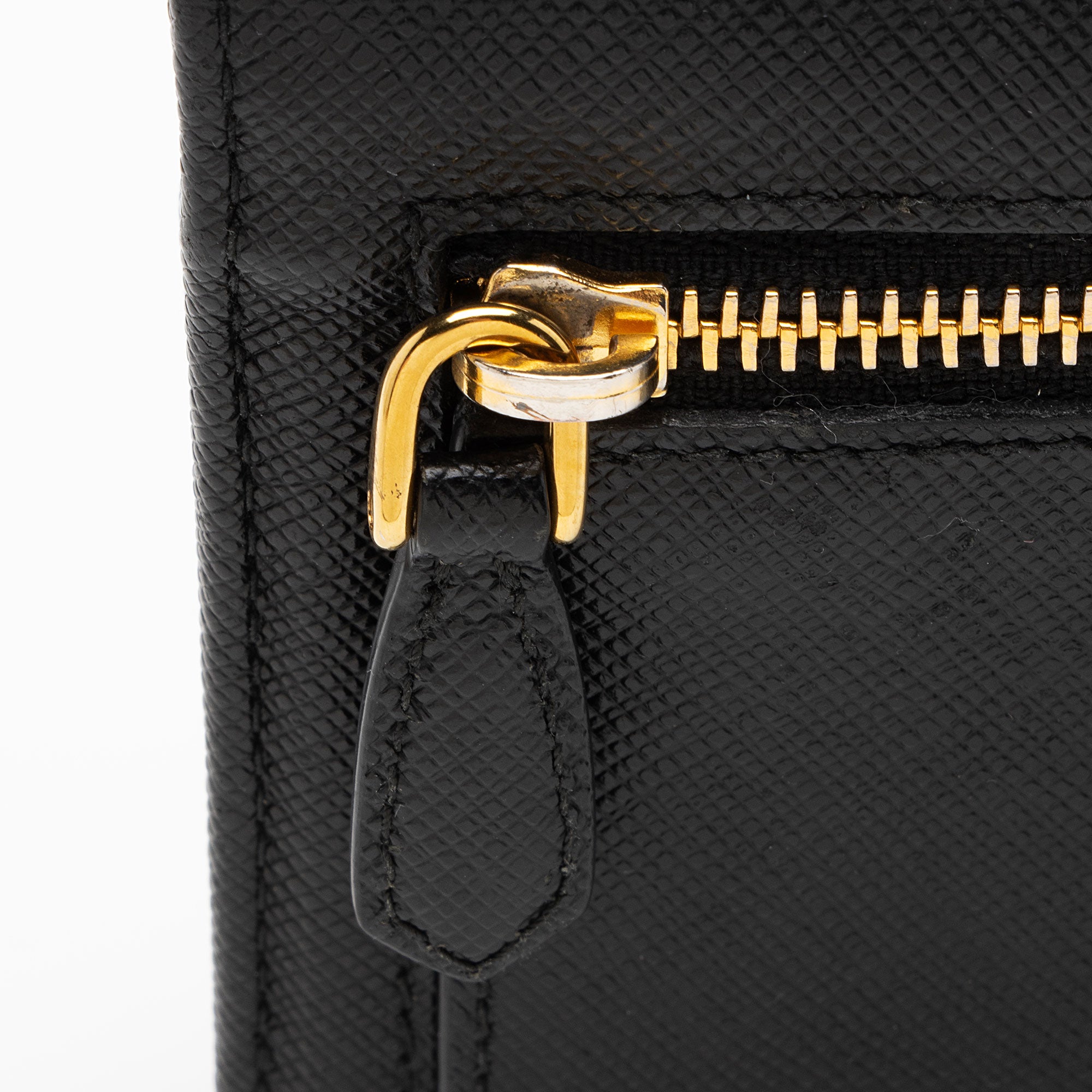 Prada Saffiano Bow Continental Wallet