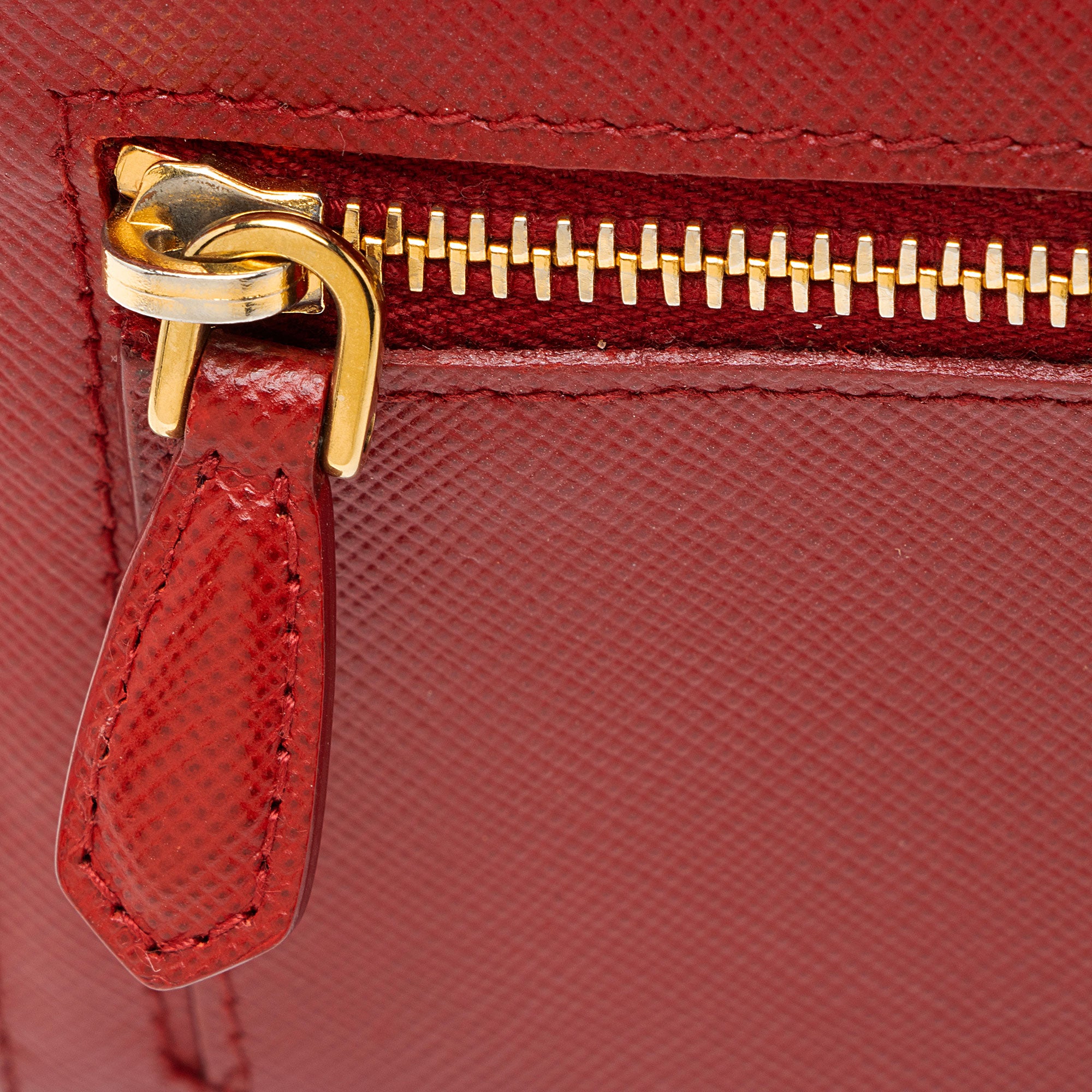 Prada Saffiano Bow Continental Wallet