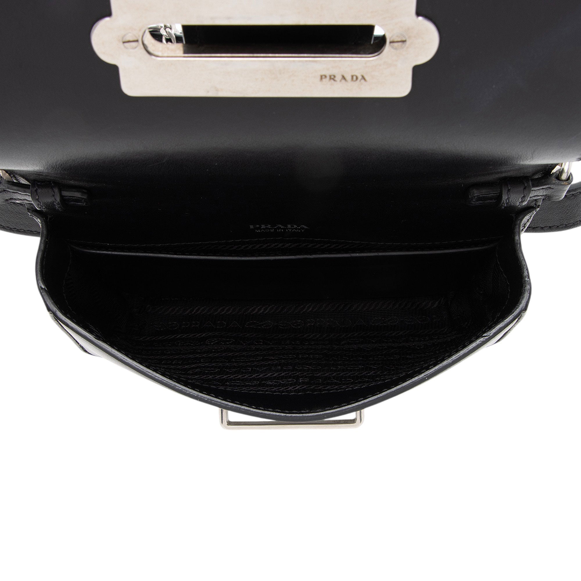 Prada Saffiano Calfskin Studded Cahier Belt Bag