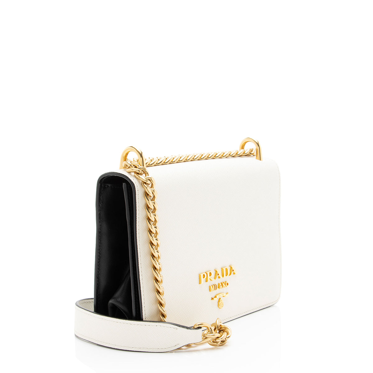 Prada Saffiano Chain Small Shoulder Bag