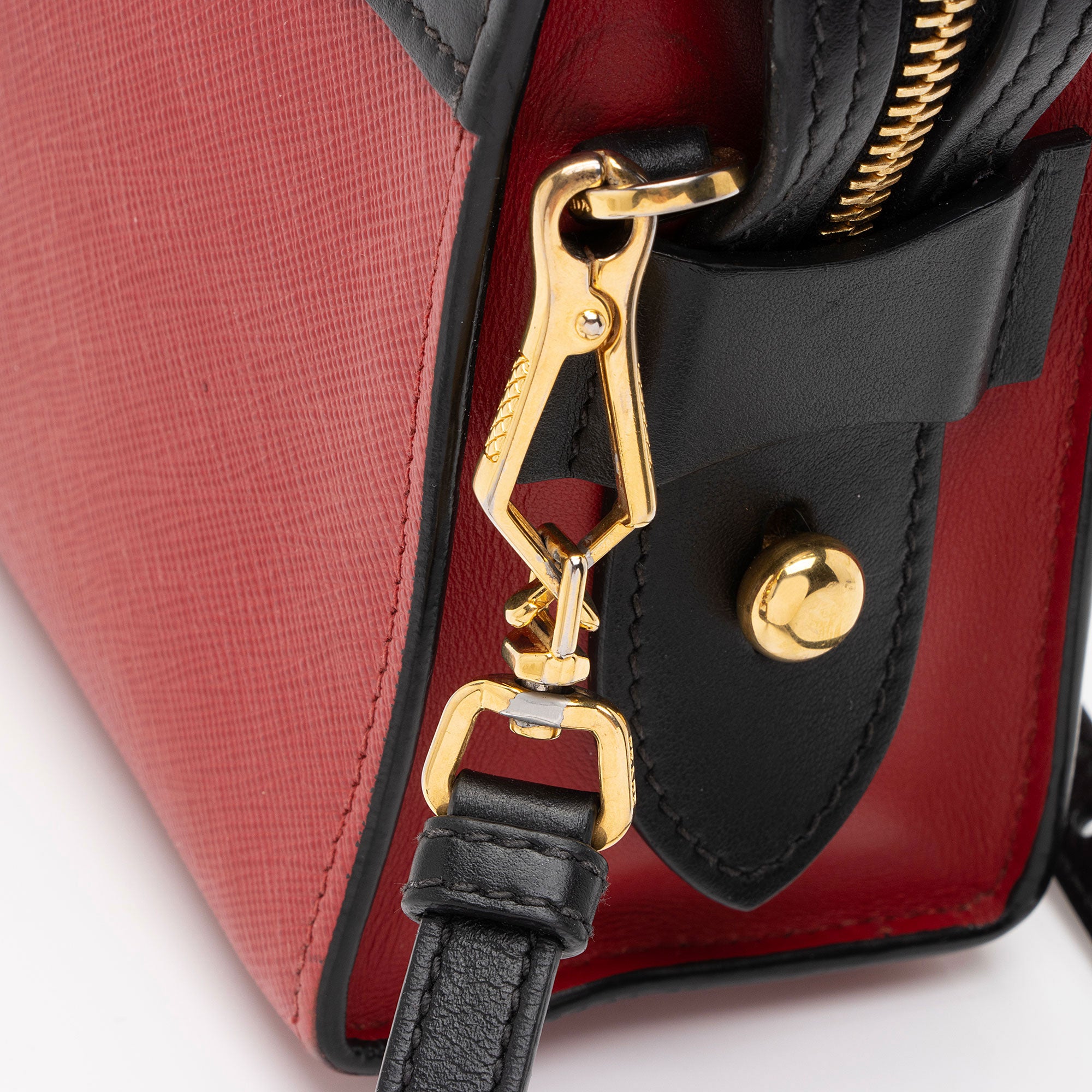 Prada Saffiano City Calf Esplanade Crossbody Bag (SHF-aLiiW2)