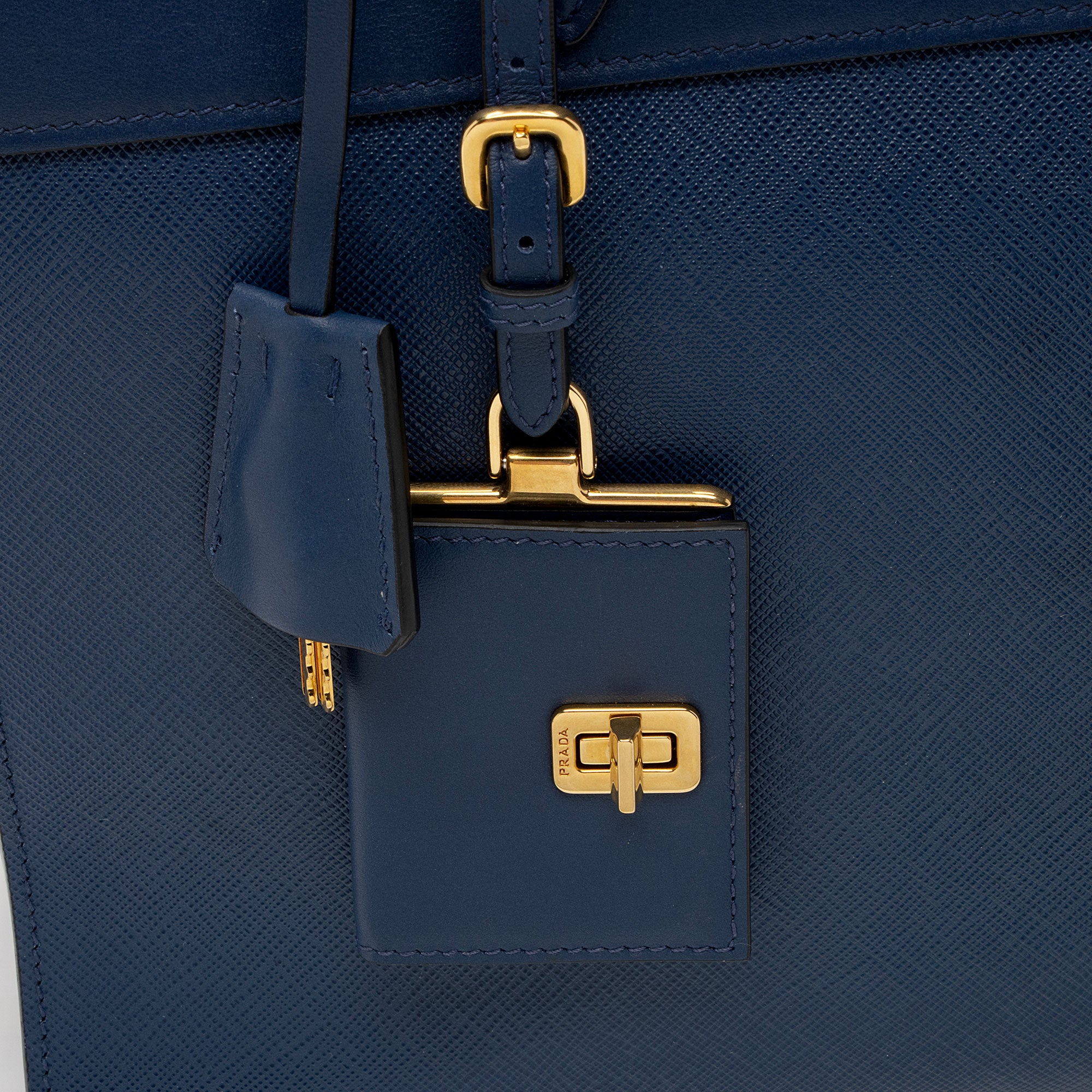 Prada Saffiano City Calf Esplanade Medium Tote (SHF-gGZXTx)