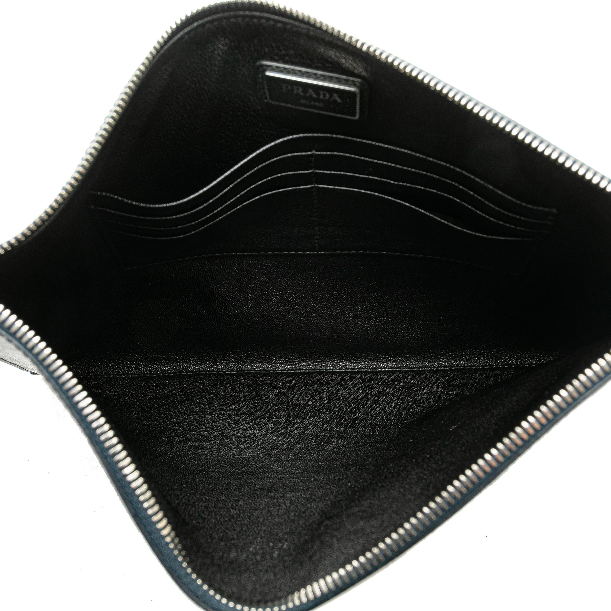 Prada Saffiano Clutch (SHG-3digsX)