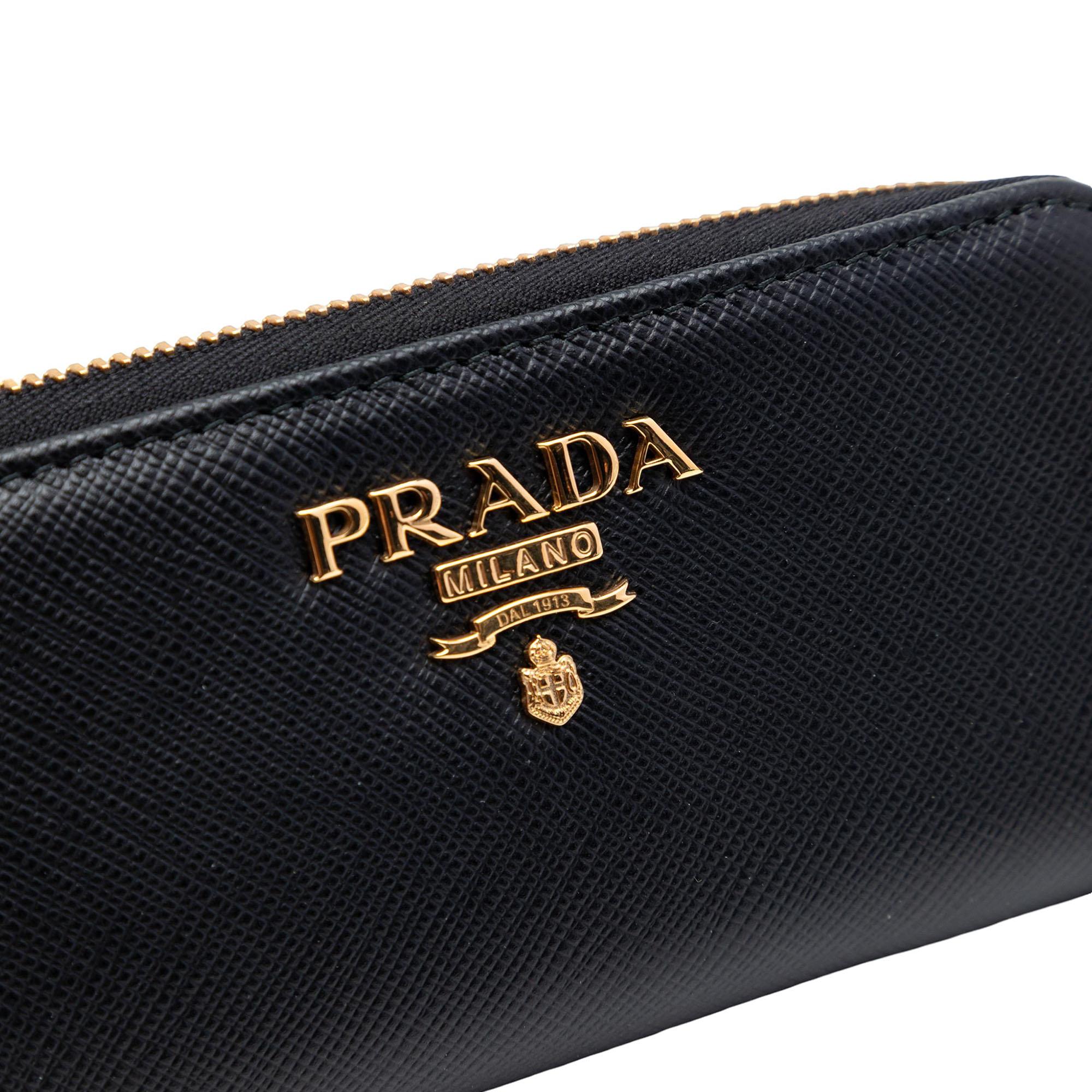 Prada Saffiano Coin Pouch