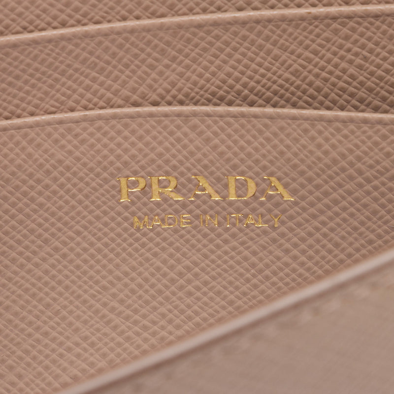 Prada envelope style wallet-on-chain - White