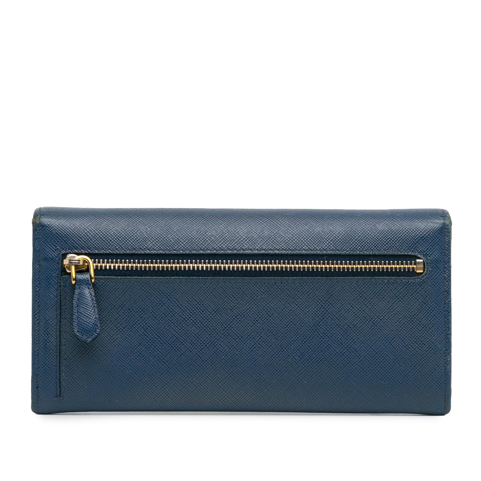 Prada Saffiano Continental Wallet (SHG-cWFNyU)
