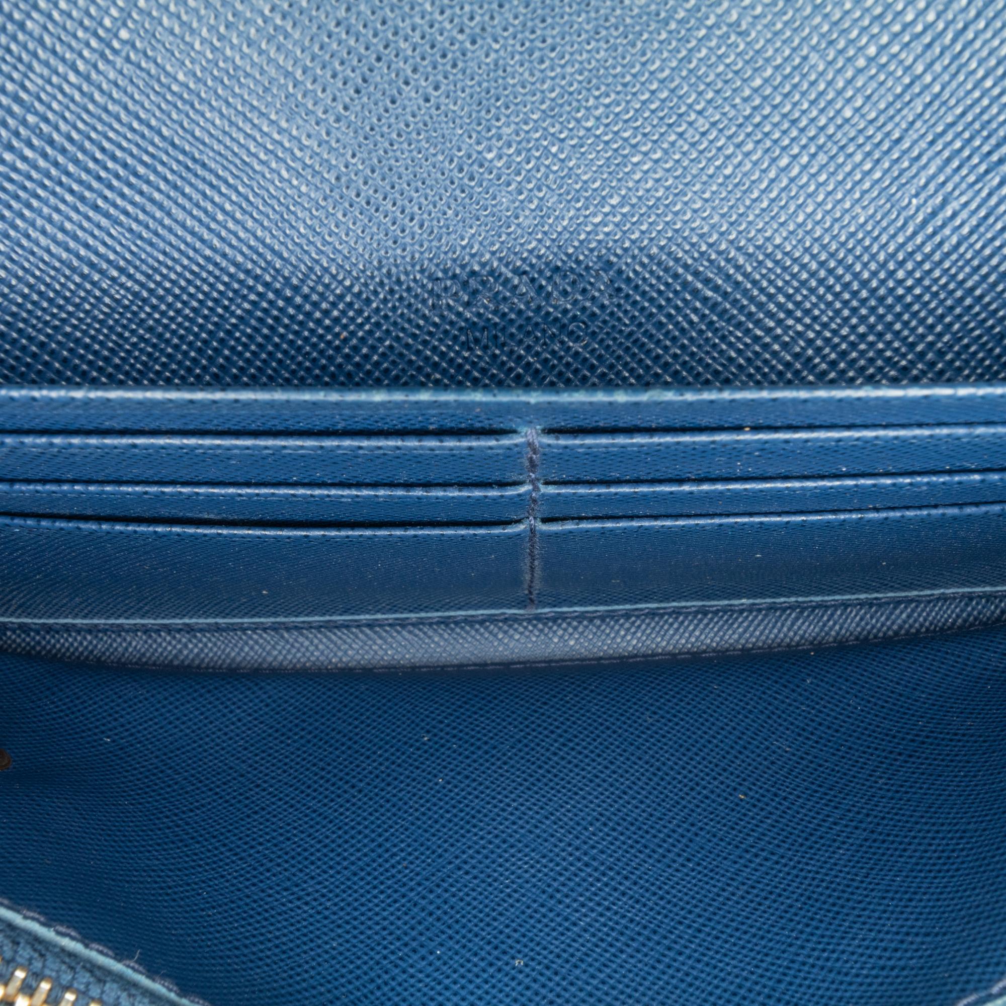 Prada Saffiano Continental Wallet (SHG-cWFNyU)