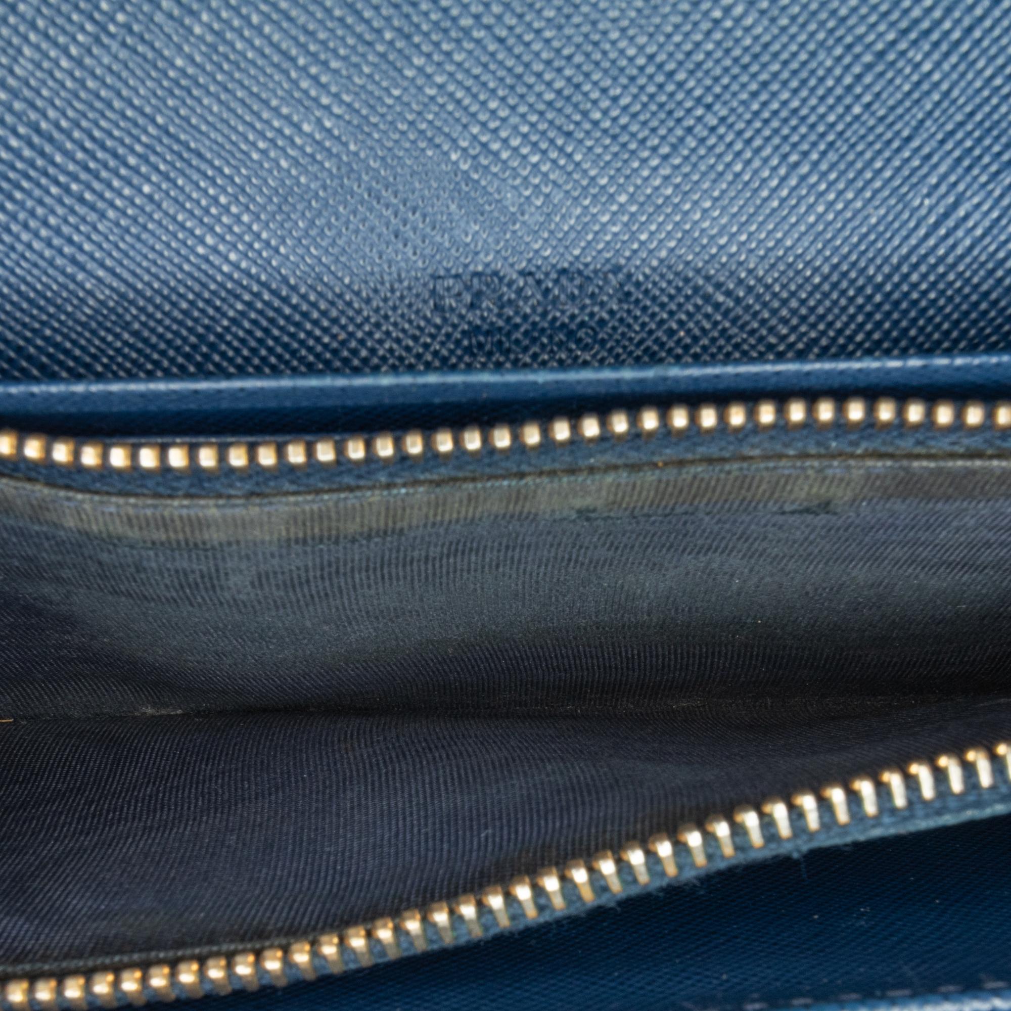 Prada Saffiano Continental Wallet (SHG-cWFNyU)