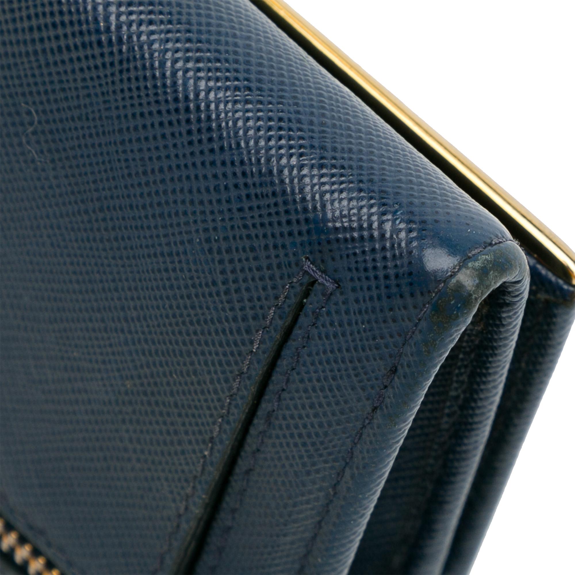 Prada Saffiano Continental Wallet (SHG-cWFNyU)