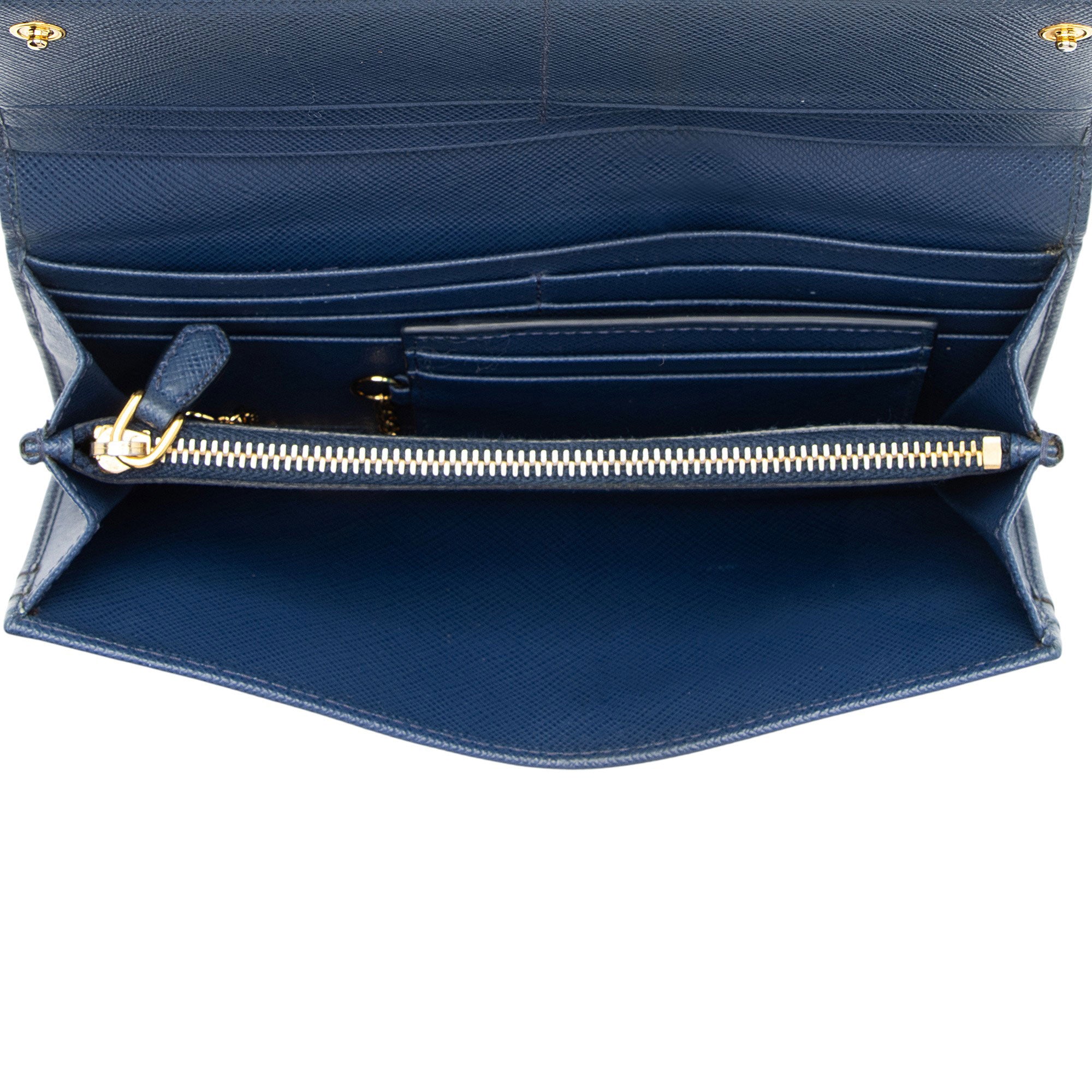 Prada Saffiano Continental Wallet