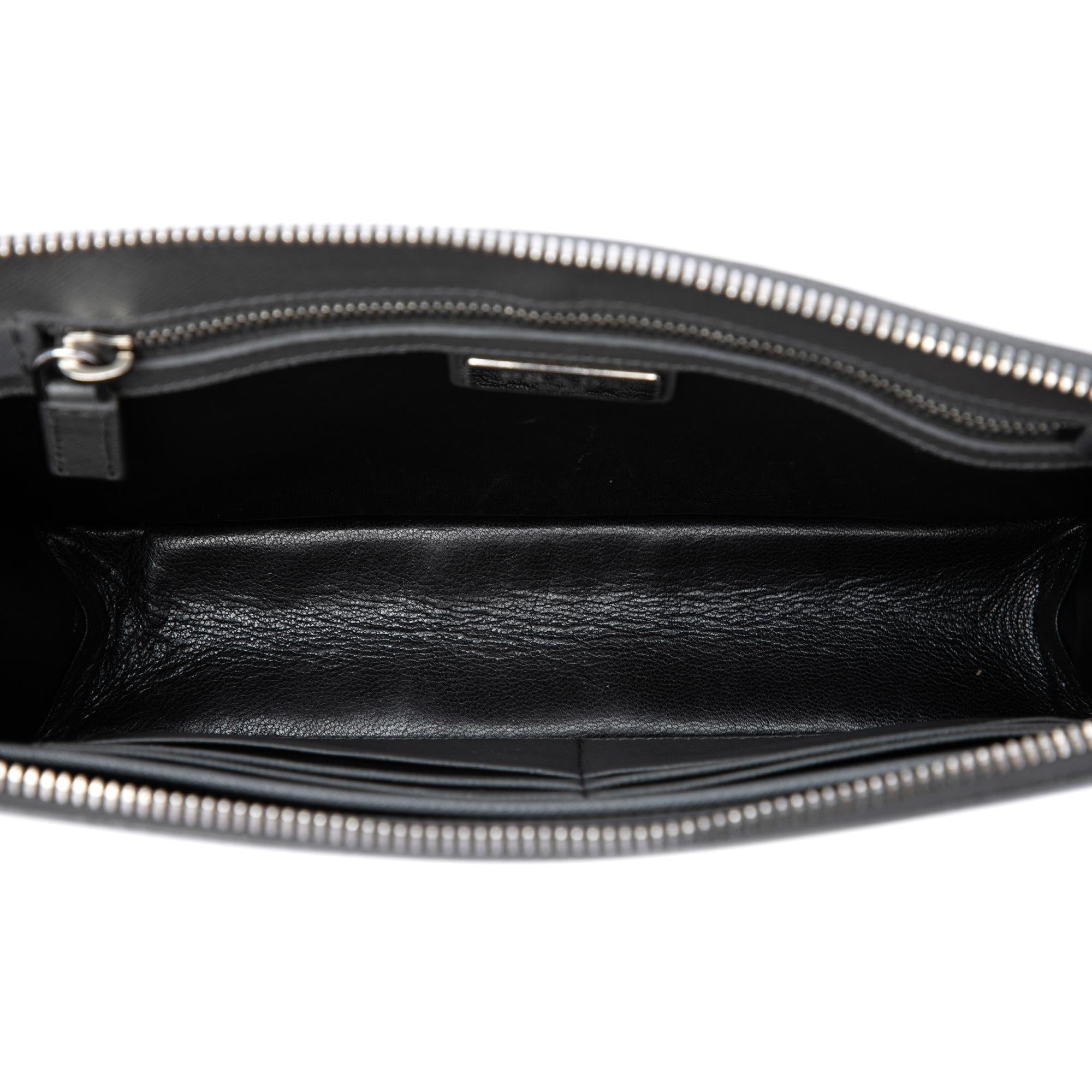 Prada Saffiano Cruise Ship Voyage Clutch