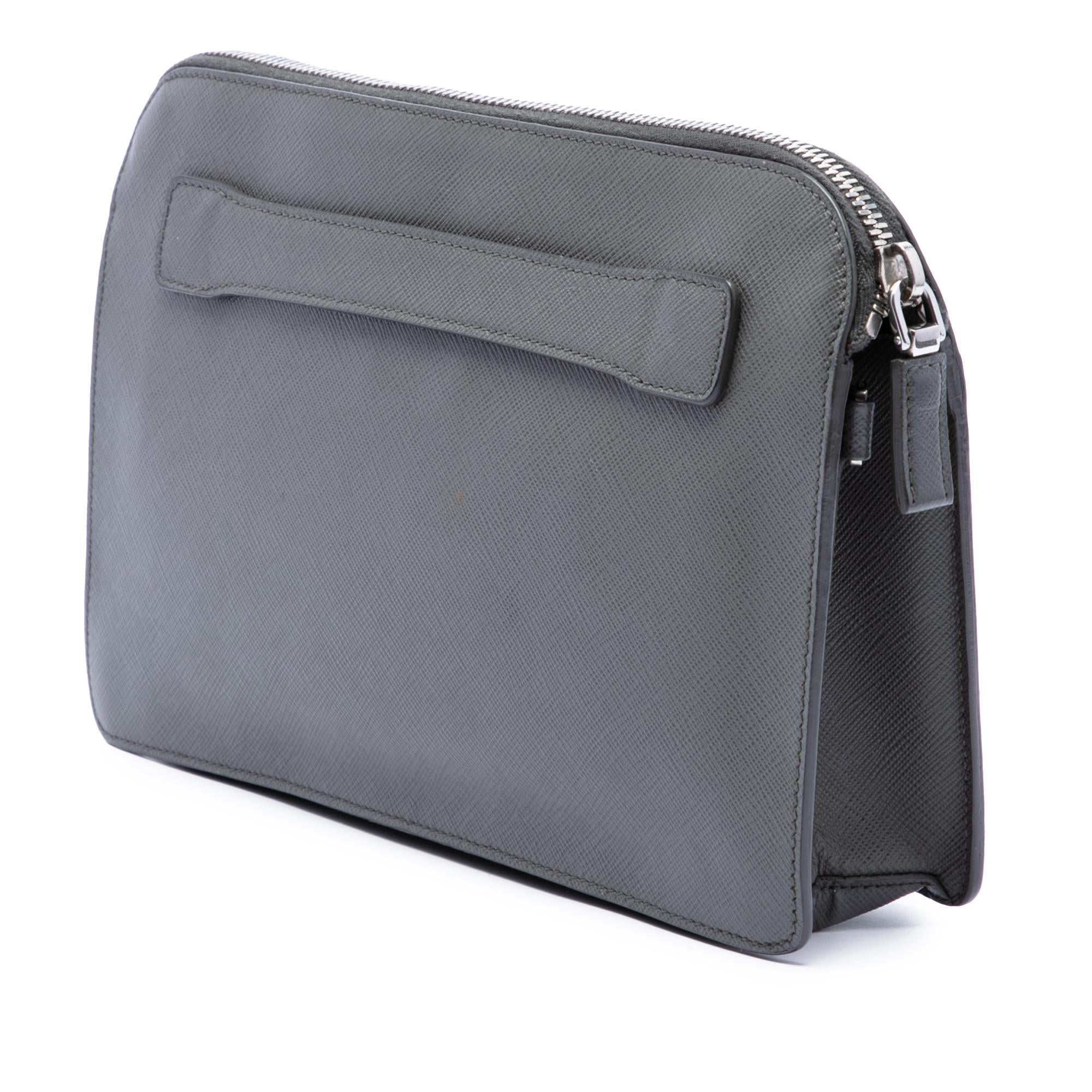 Prada Saffiano Cruise Ship Voyage Clutch