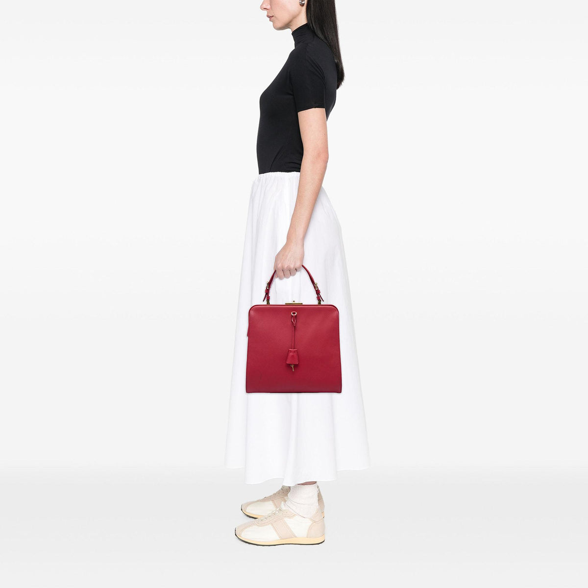 Prada Saffiano Cuir Top Handle Bag