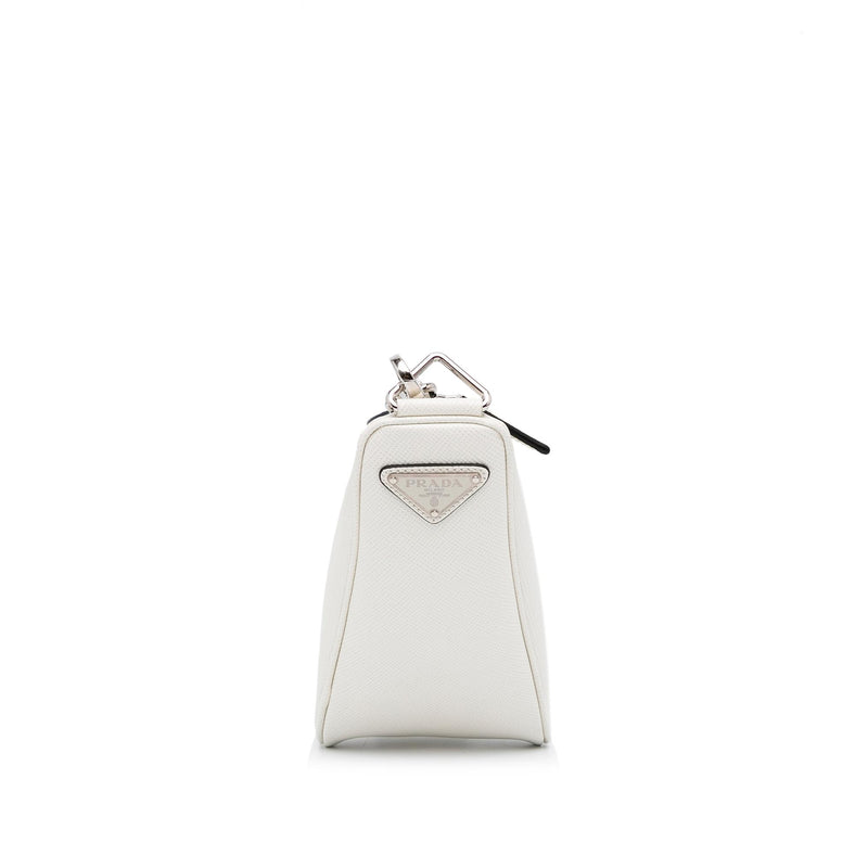 Prada Saffiano Cuir Triangle Crossbody Bag (SHG-VvWJ6N) – LuxeDH