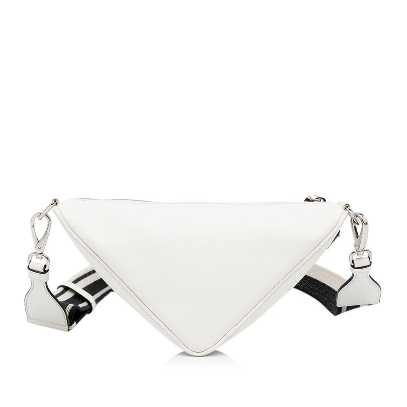 Prada Saffiano Cuir Triangle Crossbody Bag (SHG-VvWJ6N)