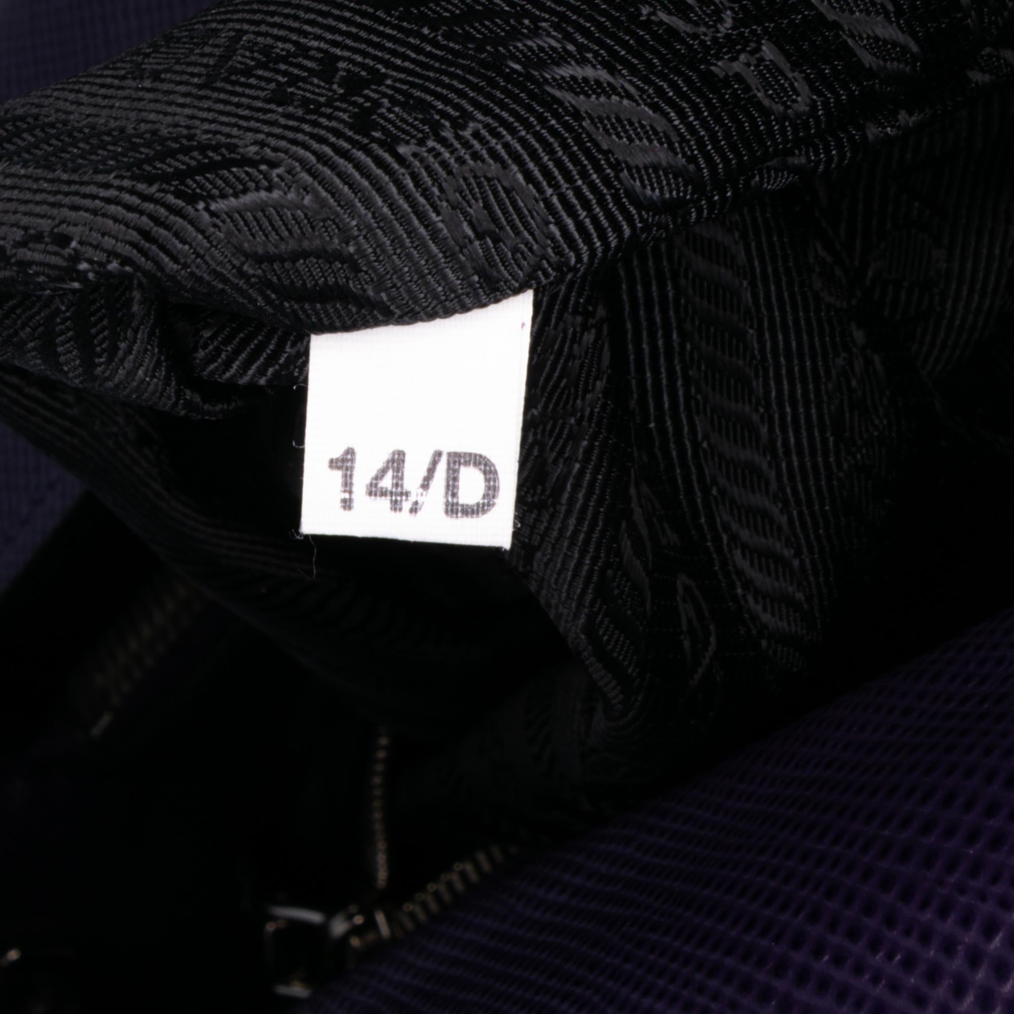 Prada Saffiano Cuir Turnlock Twin Satchel