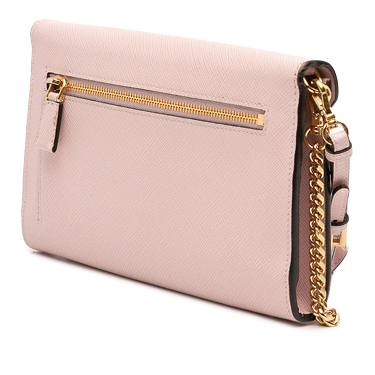 Prada Saffiano Envelope Chain Clutch
