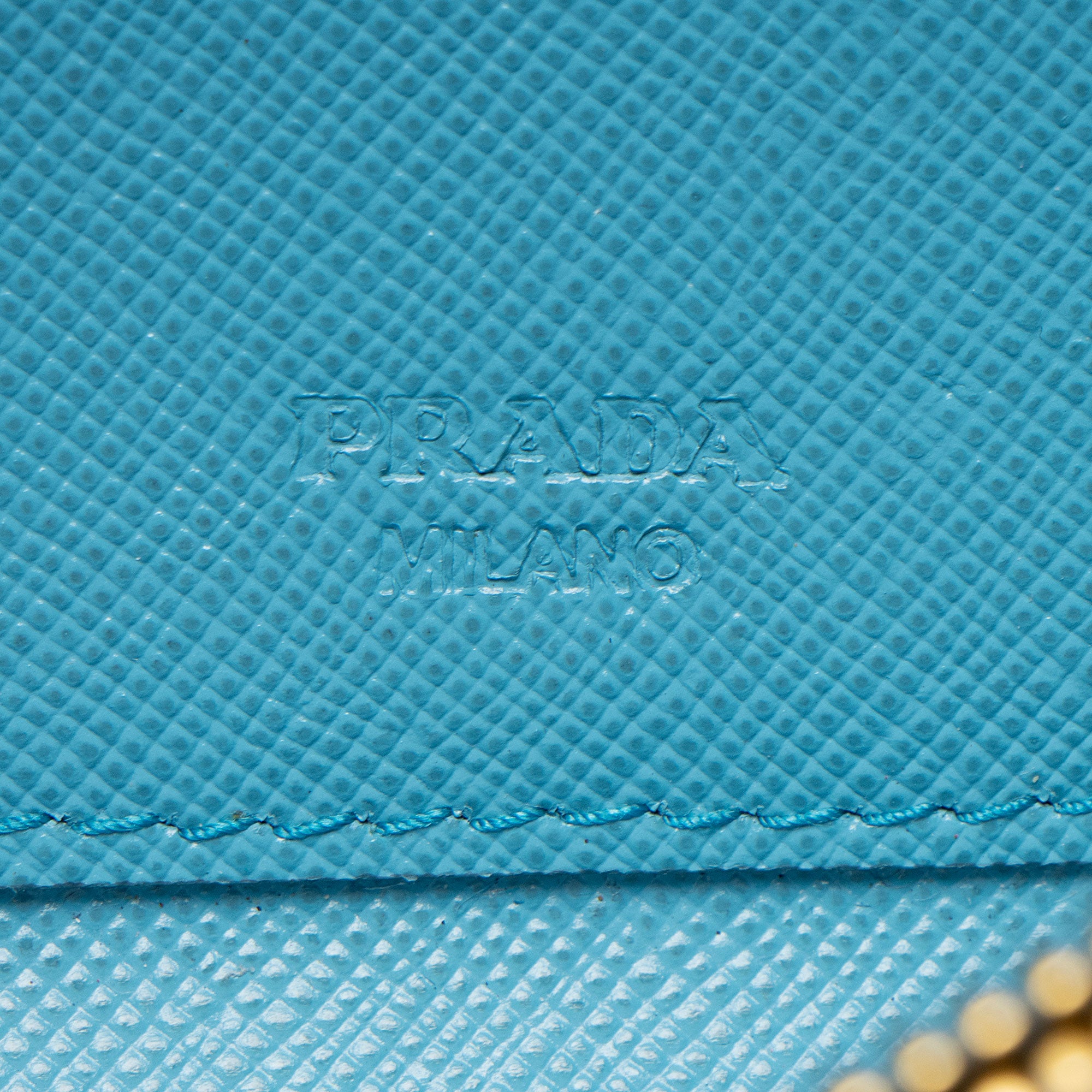 Prada Saffiano Envelope Wallet on Strap
