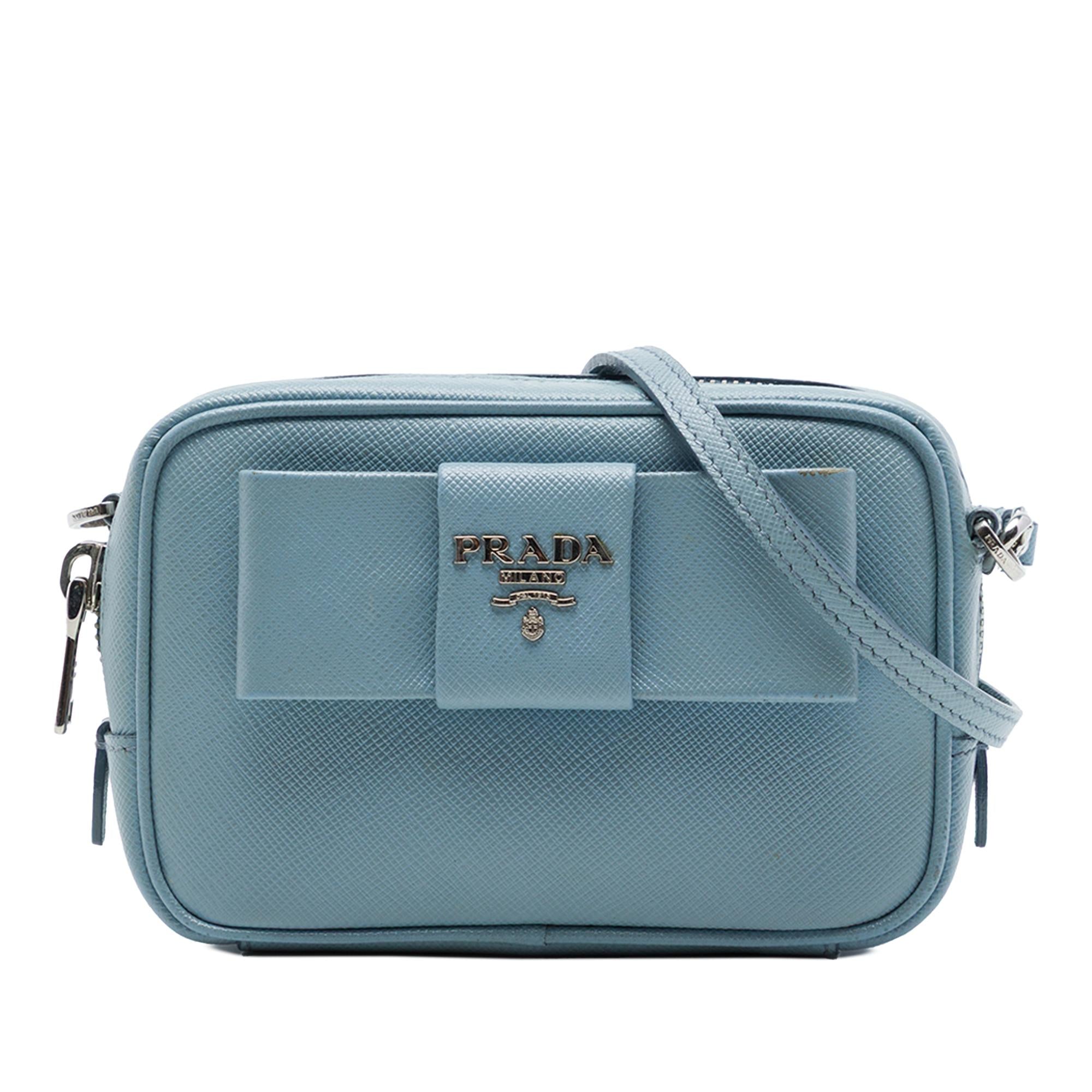 Prada Saffiano Fiocco Bow Camera Bag