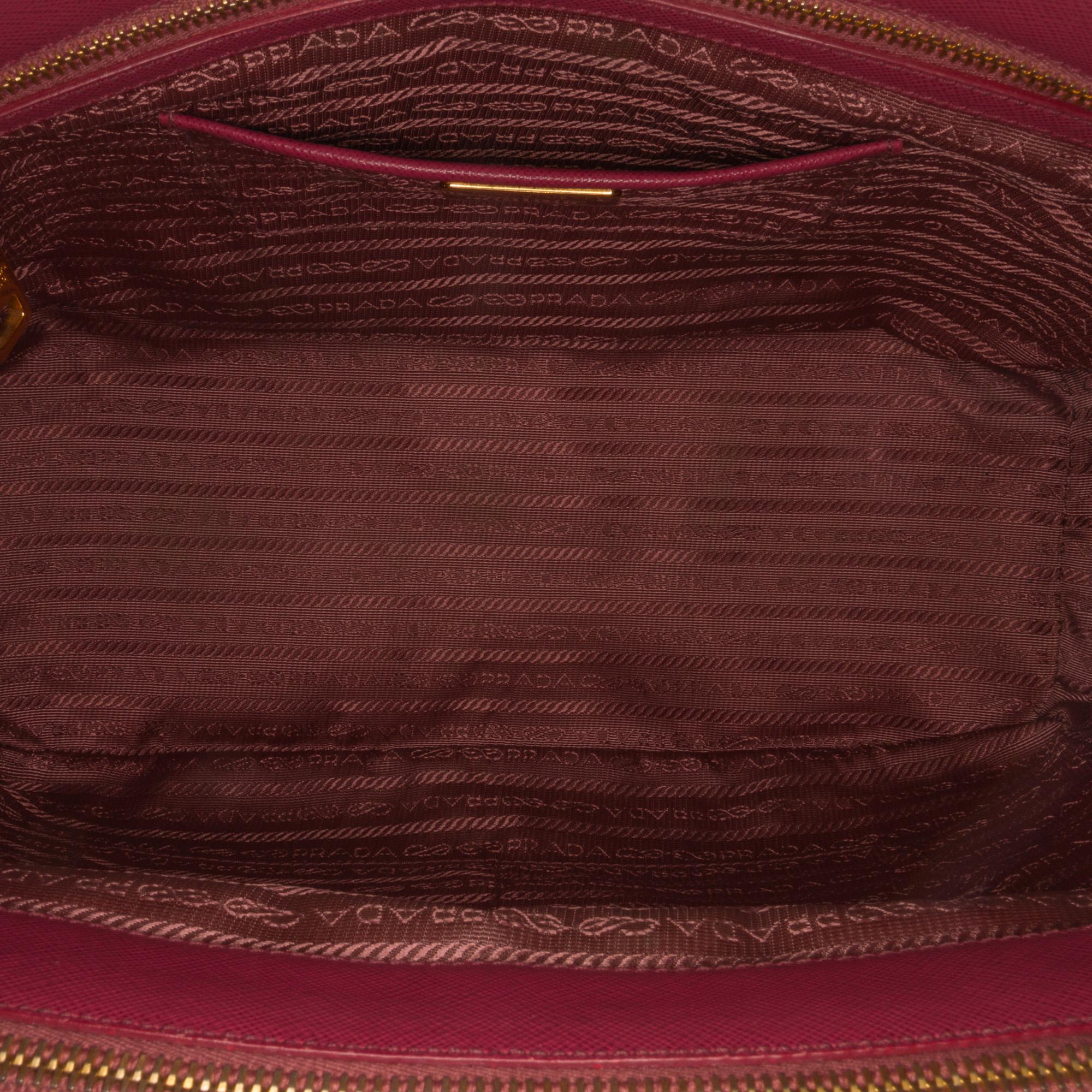 Prada Saffiano Galleria Satchel (SHG-jjW27D)