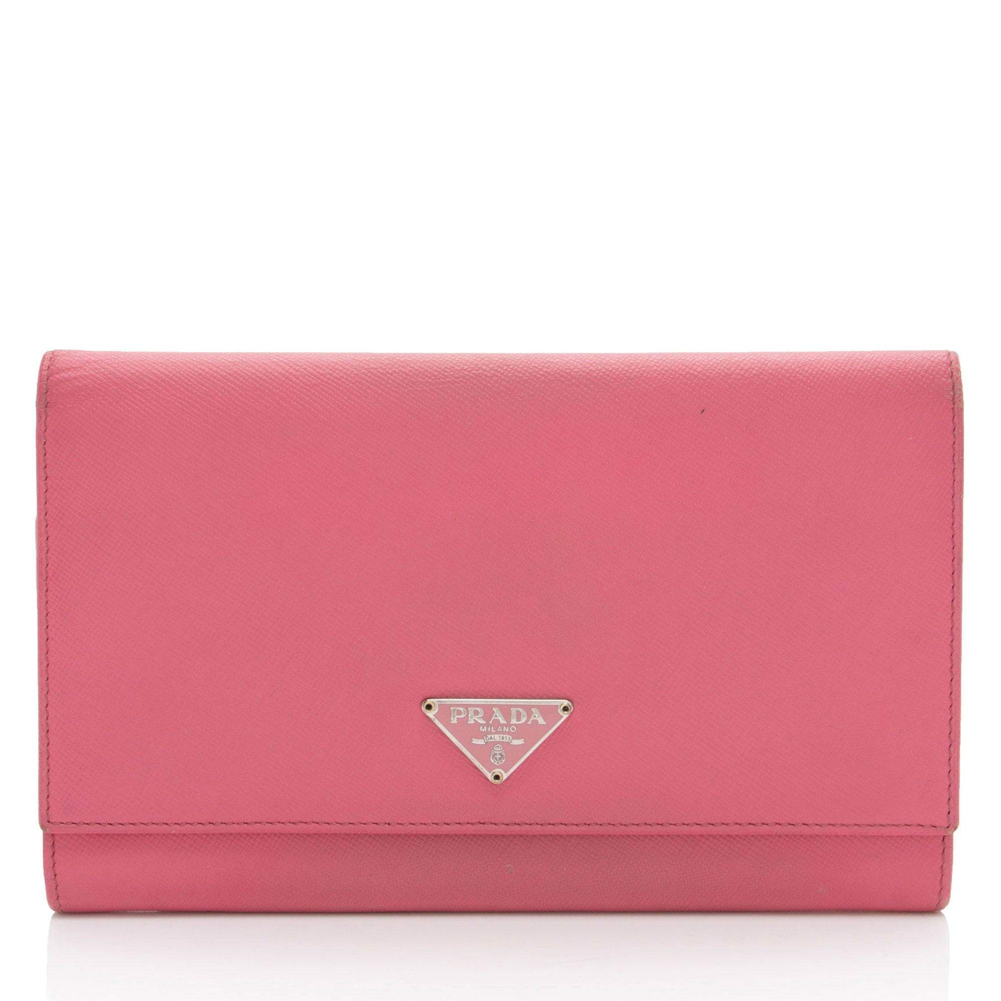 Prada Saffiano Large Continental Wallet