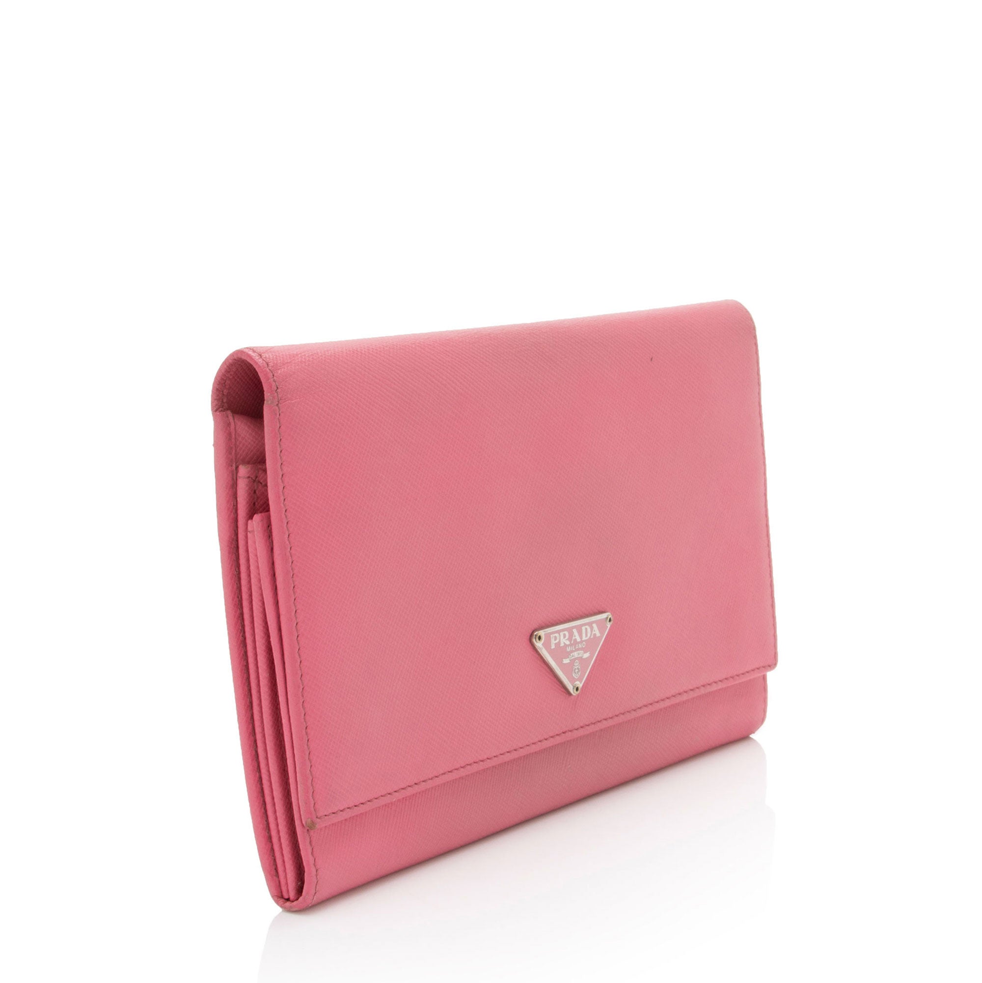 Prada Saffiano Large Continental Wallet