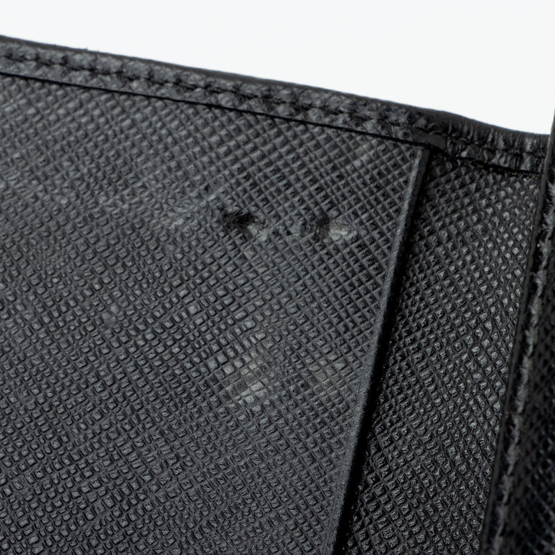 Prada Saffiano Leather 6 Key Holder (SHF-EQhuOd)