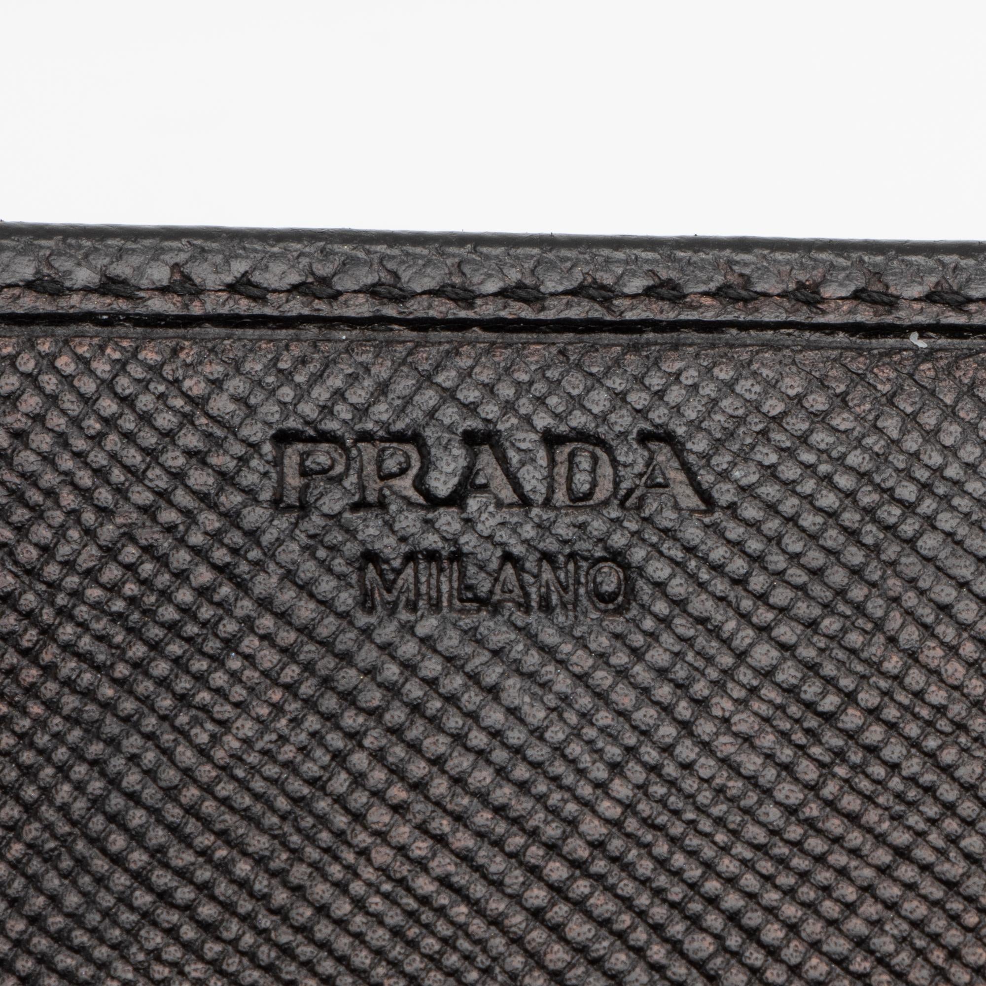Prada Saffiano Leather Continental Wallet (SHF-23104)