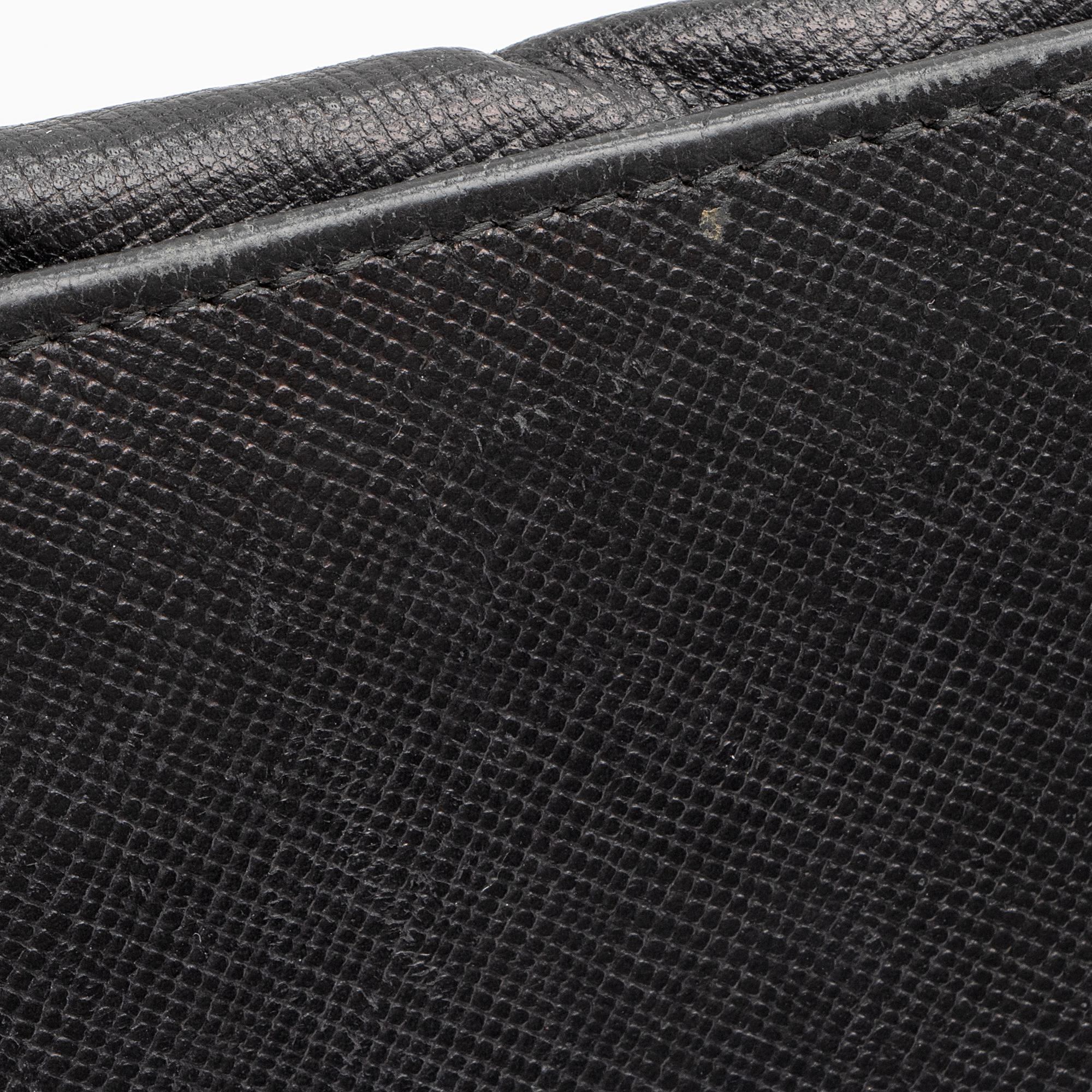 Prada Saffiano Leather Continental Wallet (SHF-23104)