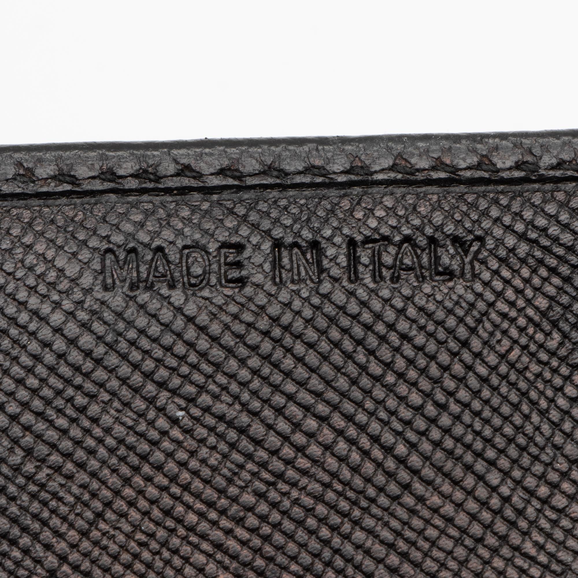 Prada Saffiano Leather Continental Wallet (SHF-23104)