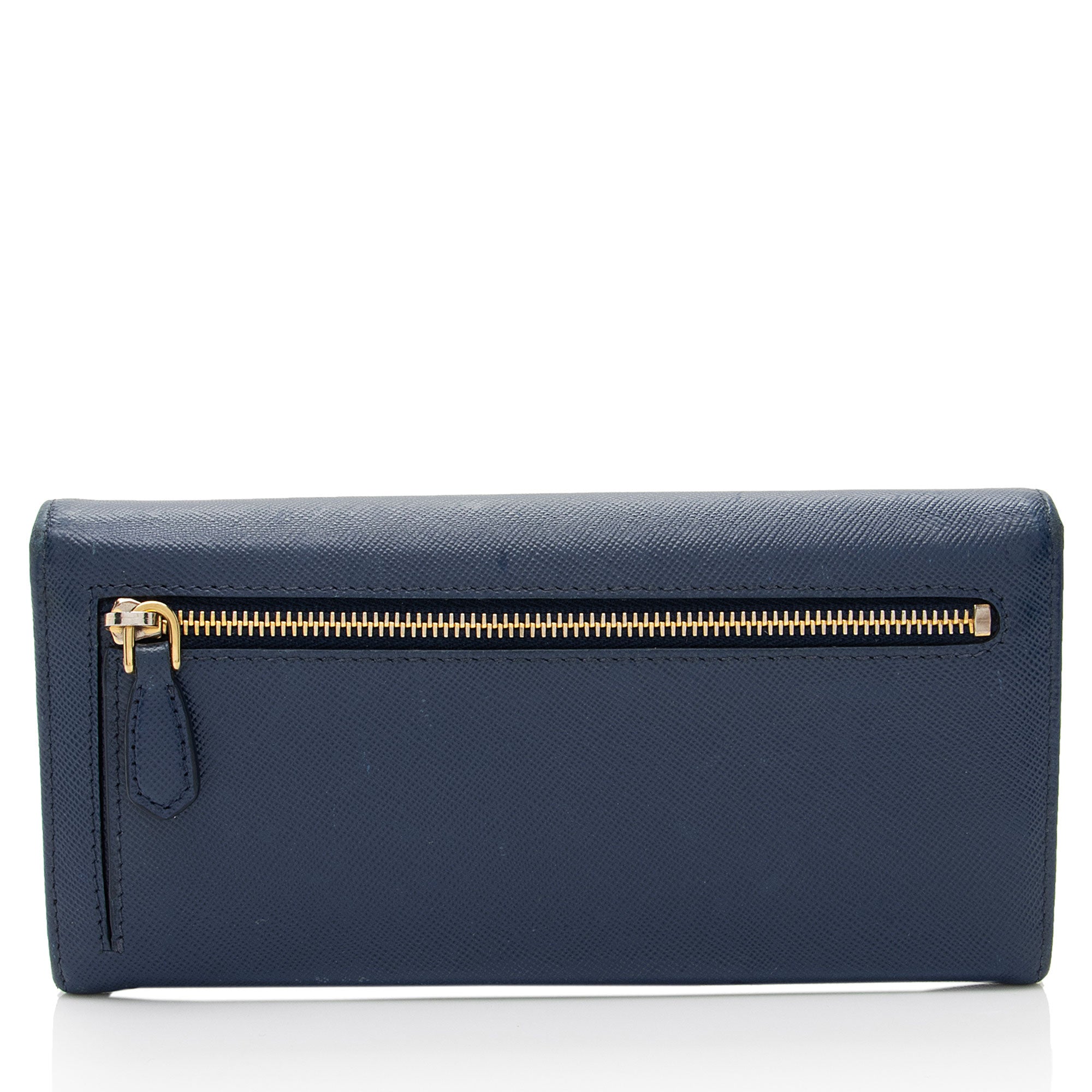 Prada Saffiano Leather Continental Wallet (SHF-BCKF4h)