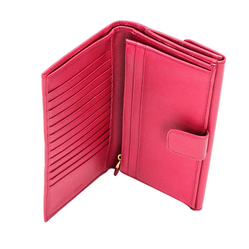 Prada Saffiano Leather Long Wallet SHG q7QIgu LuxeDH