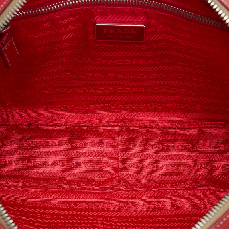 Prada Saffiano Lux Bauletto Handbag (SHG-xBV7j6)